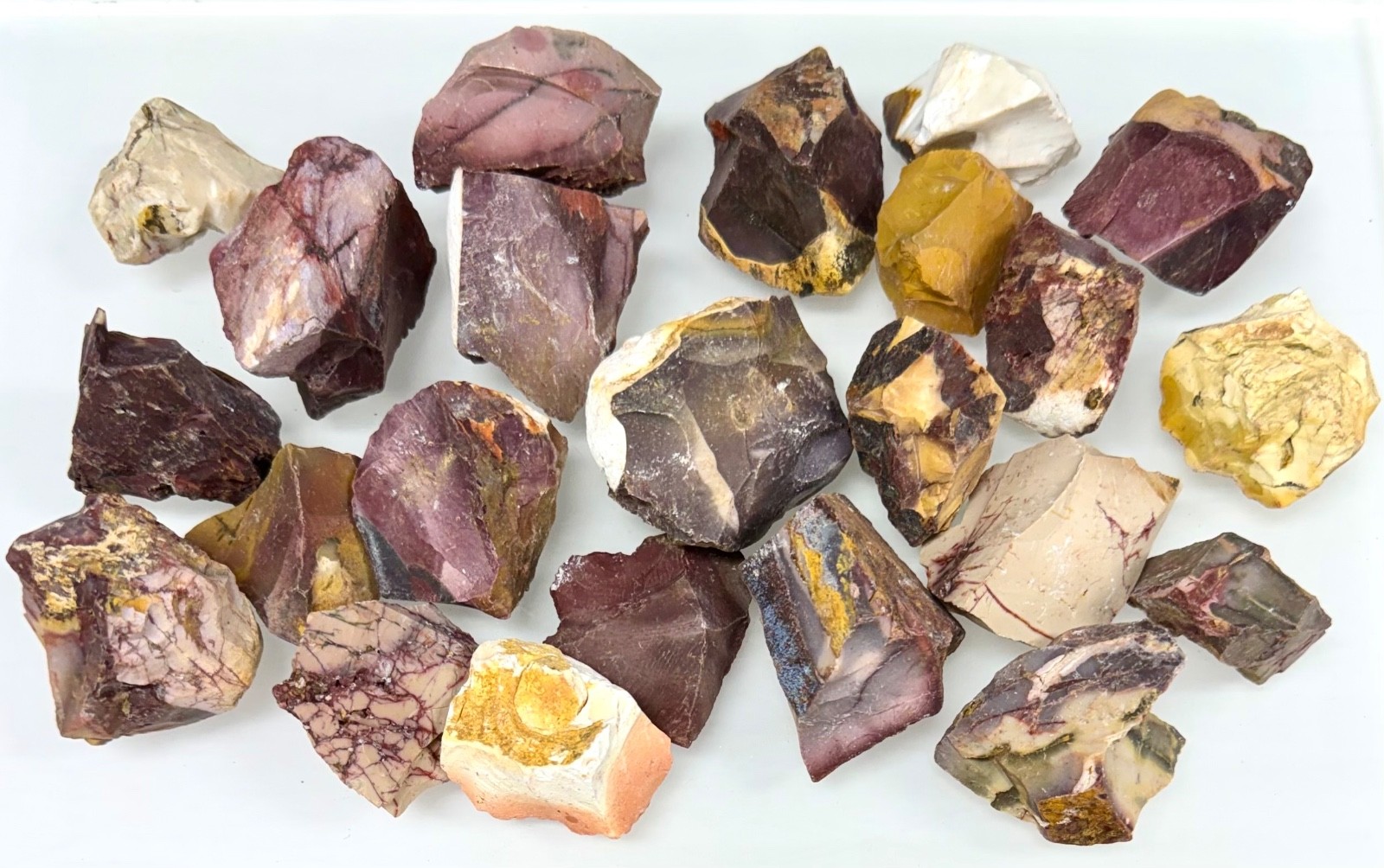 Wholesale Lot 2 Lbs Natural Mookaite Jasper Rough Crystal Healing Energy