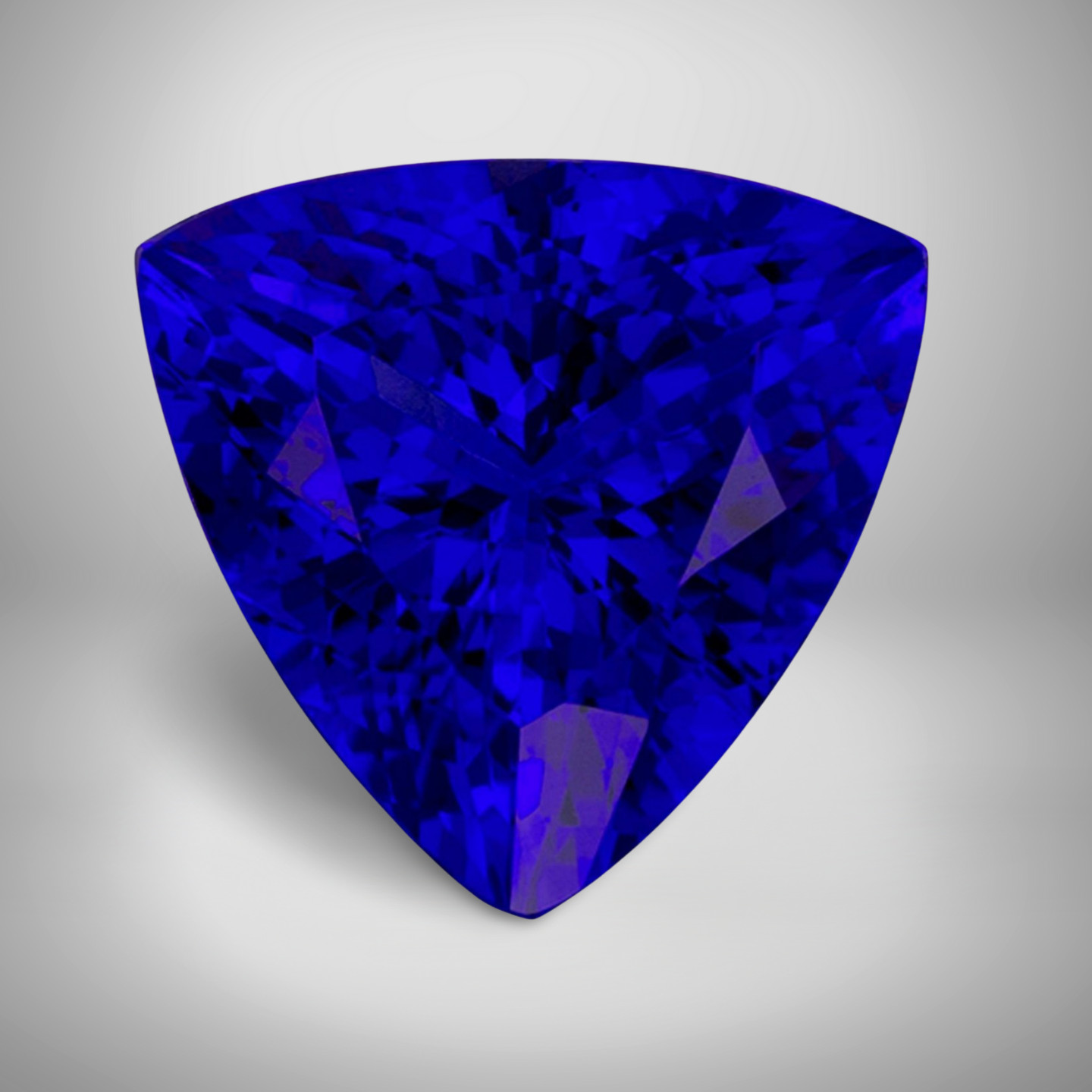 Tanzanite Trillion Cut Gemstone 2.5 Cts – 10 mm VVS Loose Gem