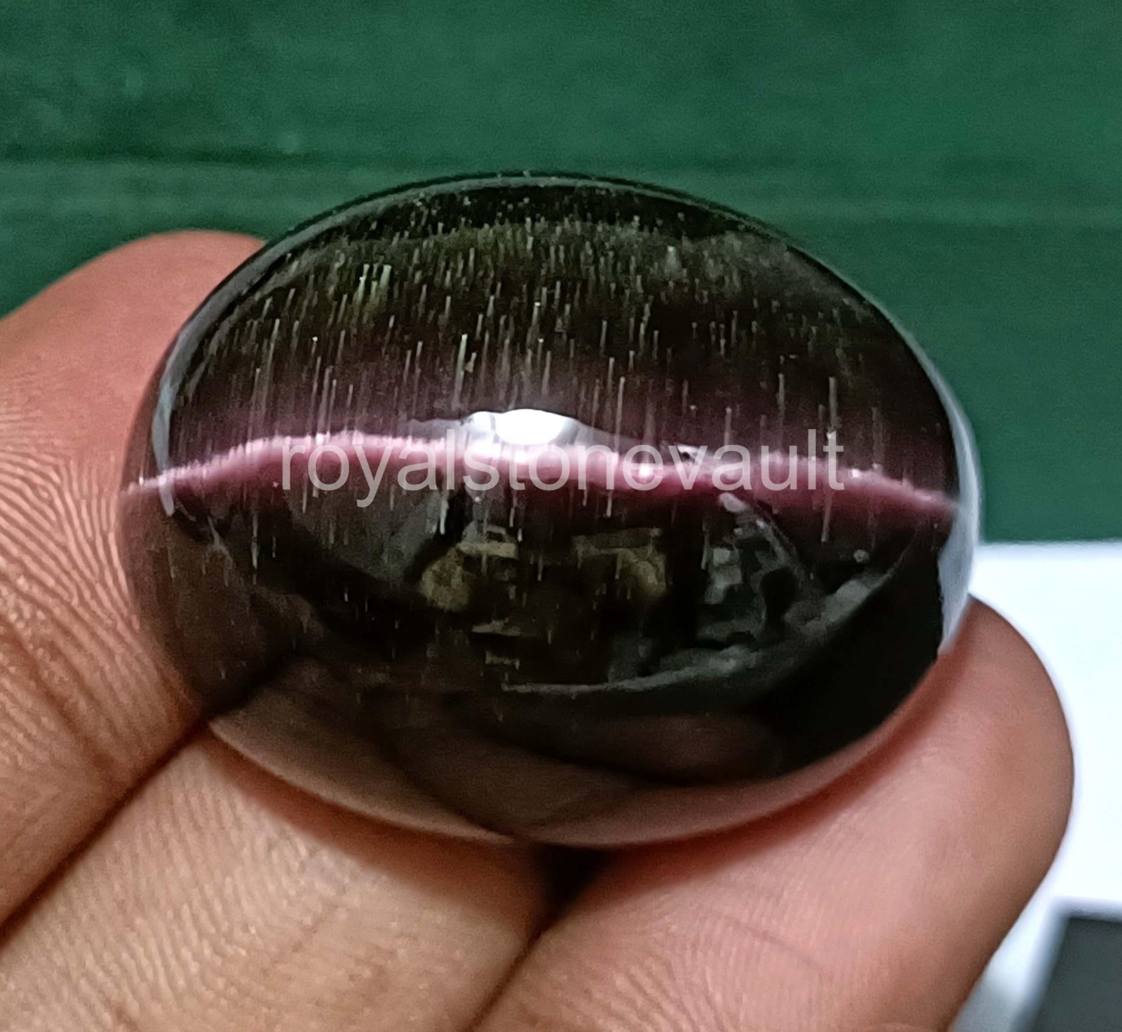 135.00 Ct Oval Shape Lab-Created Cats Eye Brown IGL Certified Loose Gems 5AOI