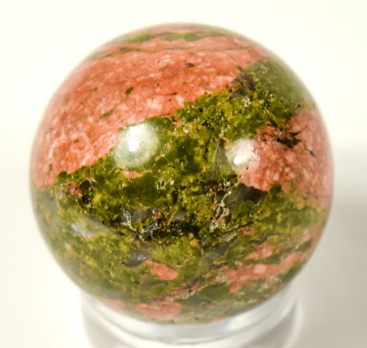 20mm Unakite Sphere Orthoclase w/ Epidote Gemstone Crystal Mineral – China (1PC)