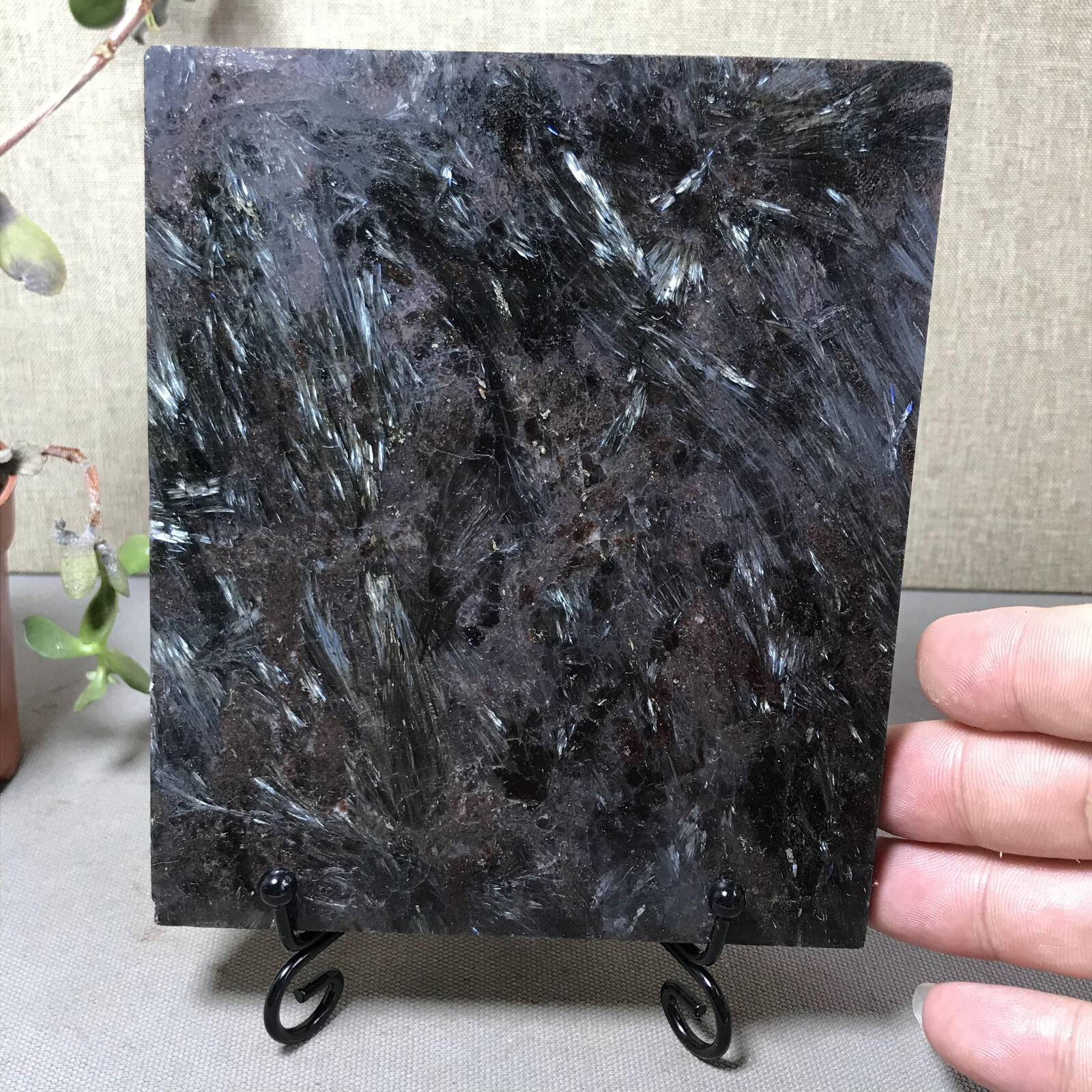 508g Natural Chinese Fireworks Stone crystal ornaments for home decoration A3889