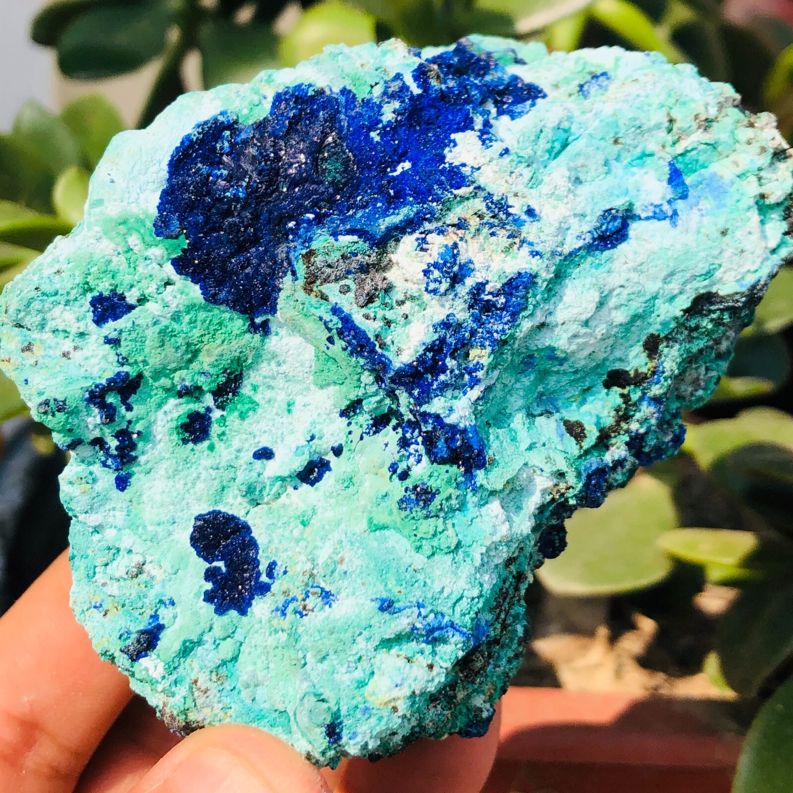 300g BEST NATURAL Azurite/Malachite crystal minerals specimens