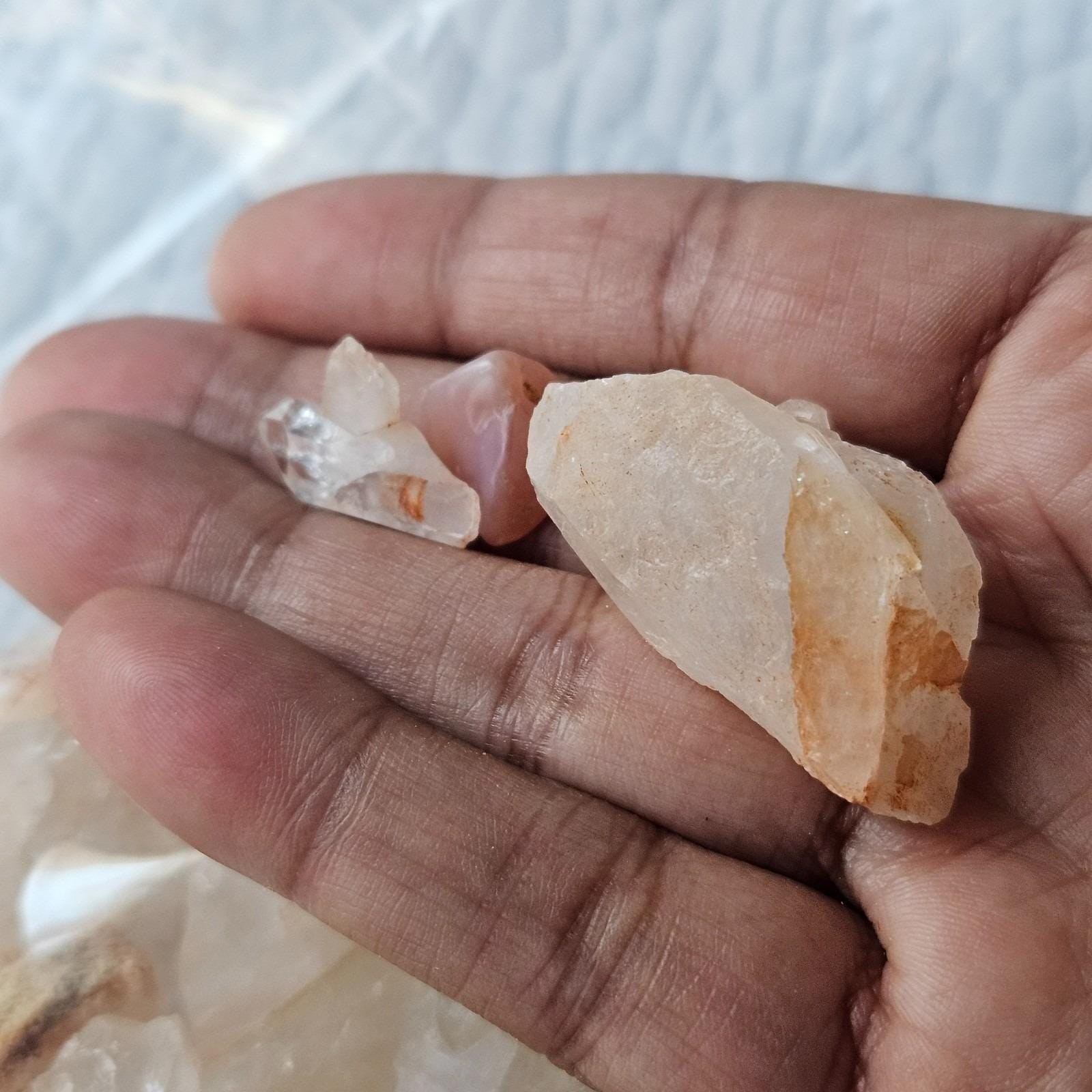Natural Quartz Crystals Mineral Specimens LOT MIXED