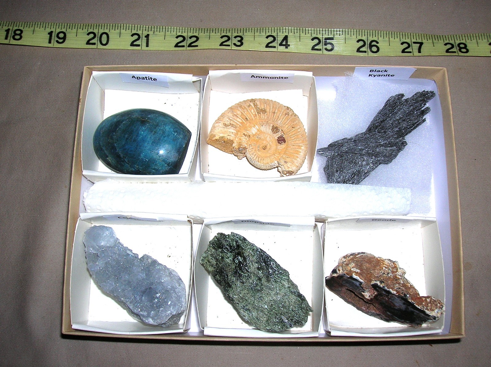 6pc Deluxe Mineral Specimen Set + Bonus M0125