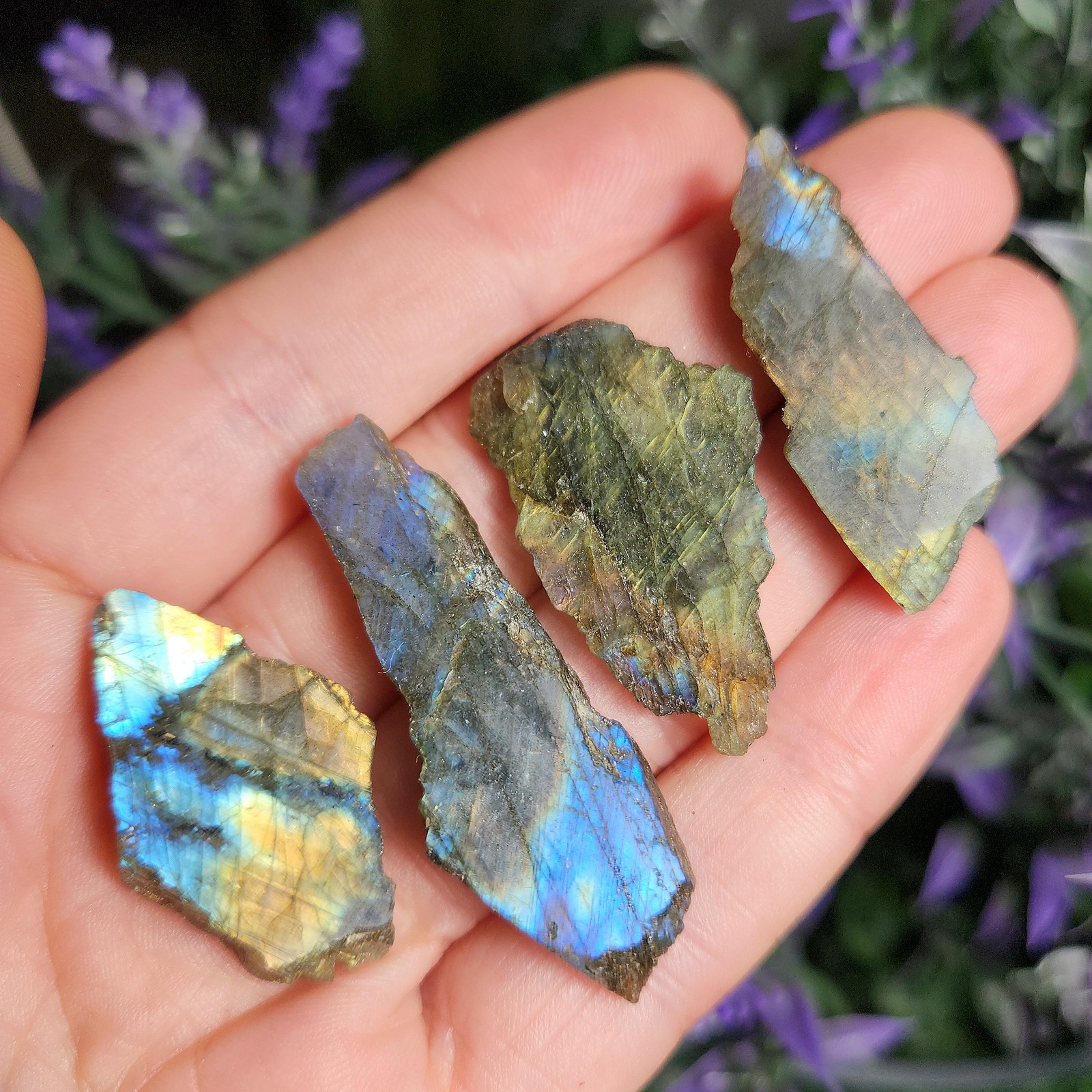 Labradorite Crystal Slice