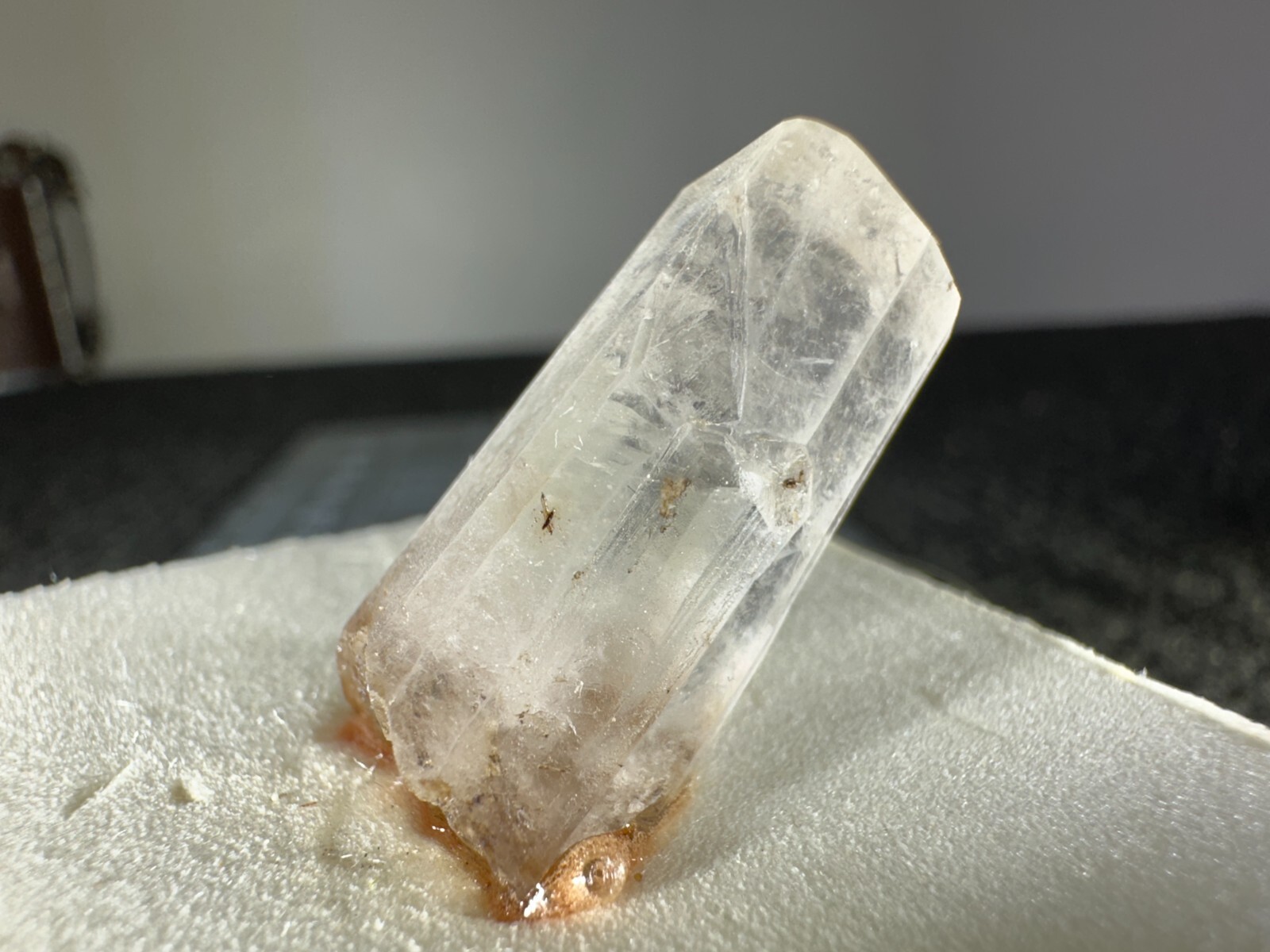 ➤ 1-1/8″ CALCITE CRYSTAL – Pleasant Ridge Quarry Rensselaer Indiana VIDEO➤018