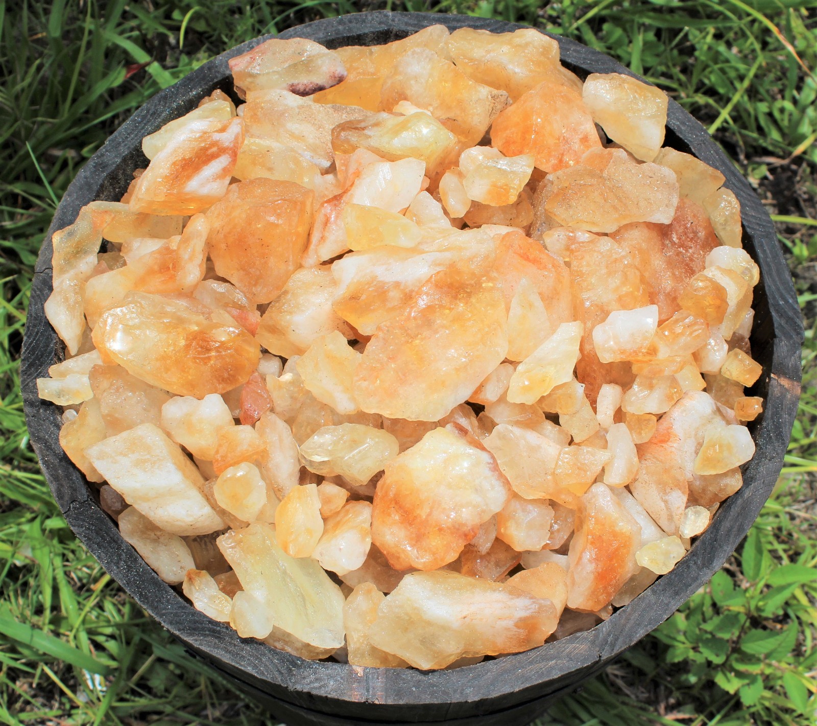 11 lb Wholesale Rough Stone Buckets – Chose Your Gemstone (Raw Crystal Bulk Lot)
