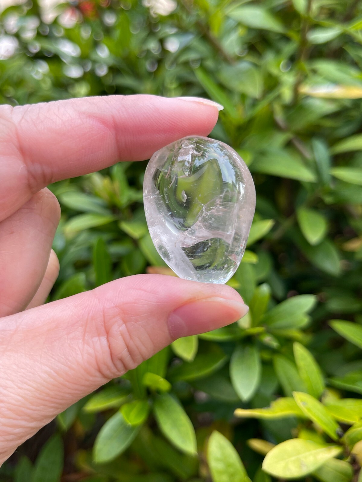 Grade A++ Clear Quartz Tumbled Stones, 0.85″-1.25″ Quartz Crystal, Pick How Many