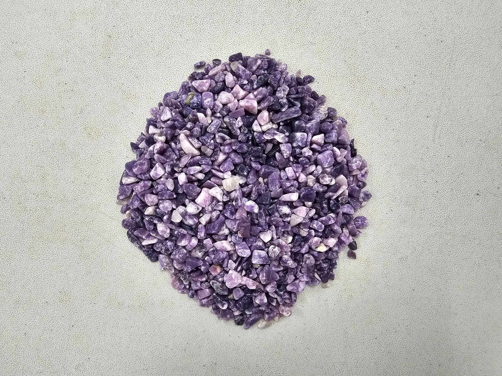 Tumbled Lepidolite Crystal Chips Bulk Undrilled Beads Tiny Gemstone Crystals