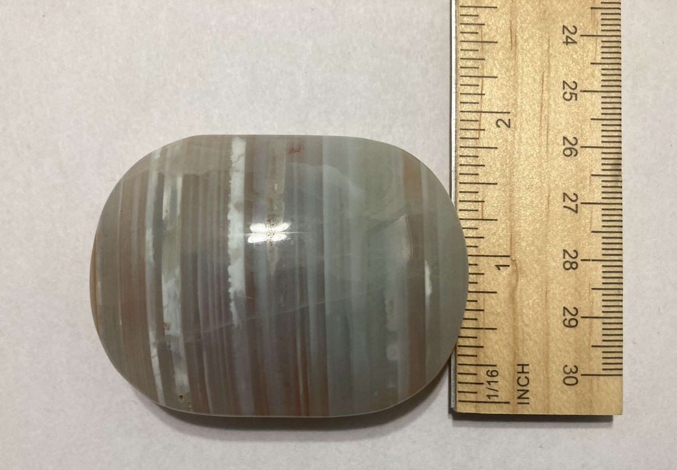 92G Banded Agate Multicolor Crystal Stone Quartz Crystal Large Mineral Specimen