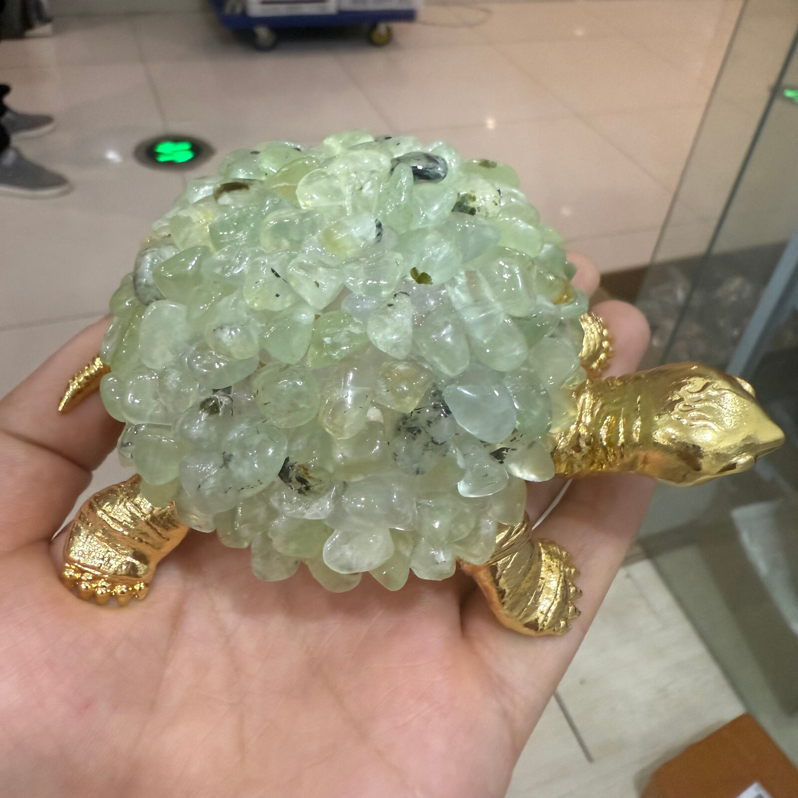 Tortoise Natural Grapes stone Turtle Handcrafted Gemstone Purple Unique Gift