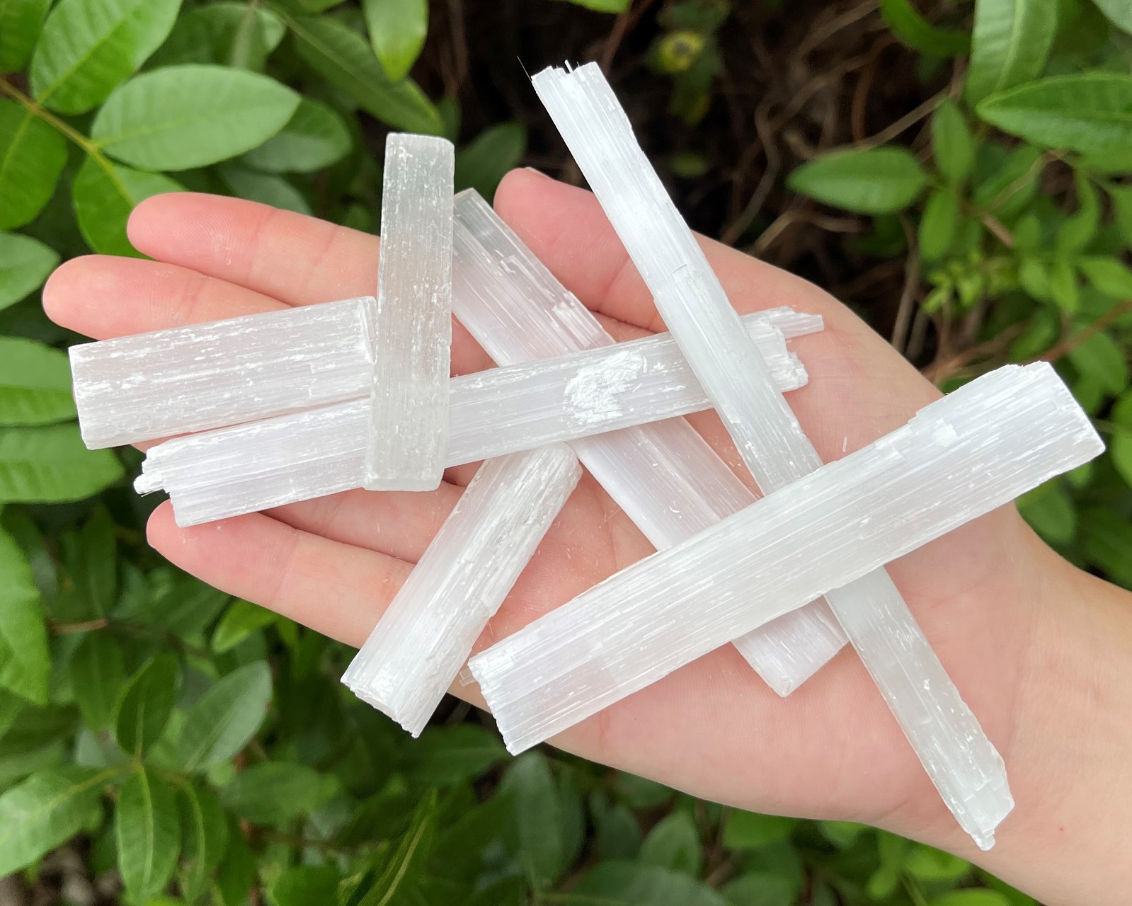 Selenite Sticks & Pieces Mixed Sizes, BULK CLEARANCE LOTS: Choose oz or lbs