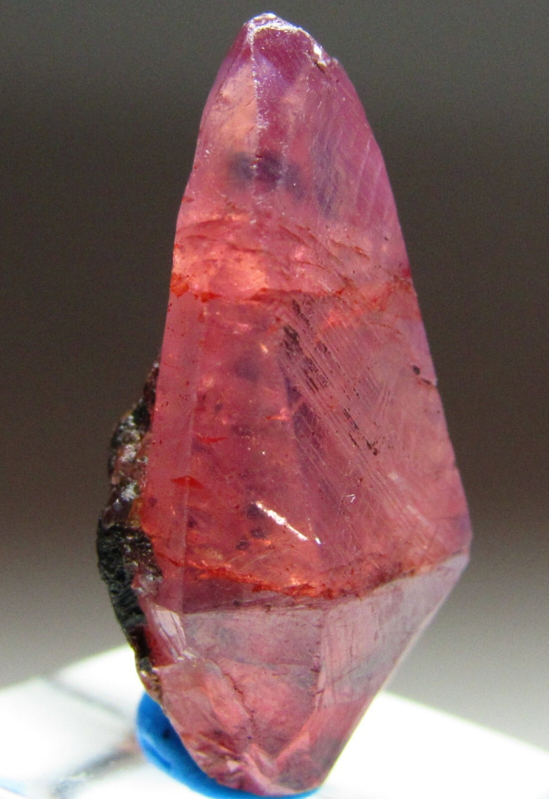 EXTRAVAGANT FINE DOUBLE TERMINATED GEM CLEAR RUBY CRYSTAL!!! WINZA TANZANIA