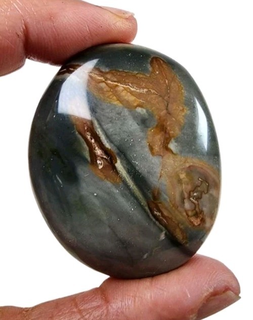 Polychrome Jasper Polished Pebble Madagascar 77.6 grams