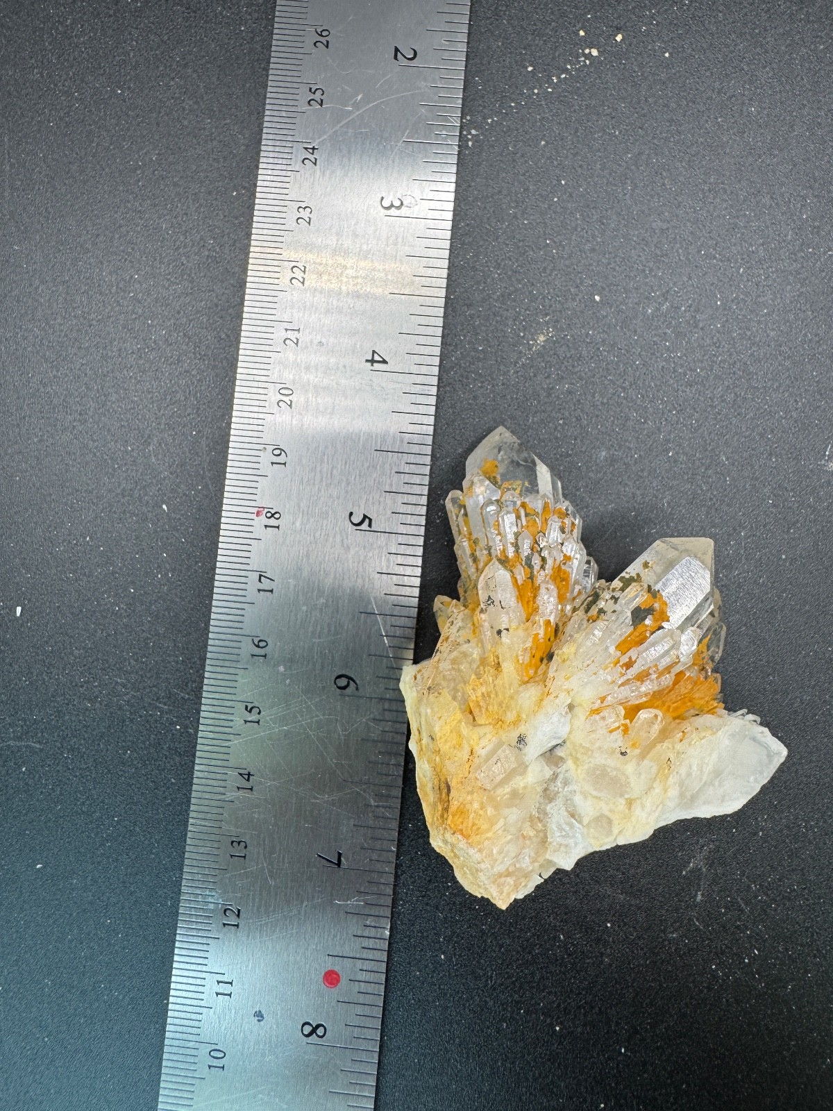 6069 Pineapple Quartz with Excellent Points and Clarity 74g Madagascar