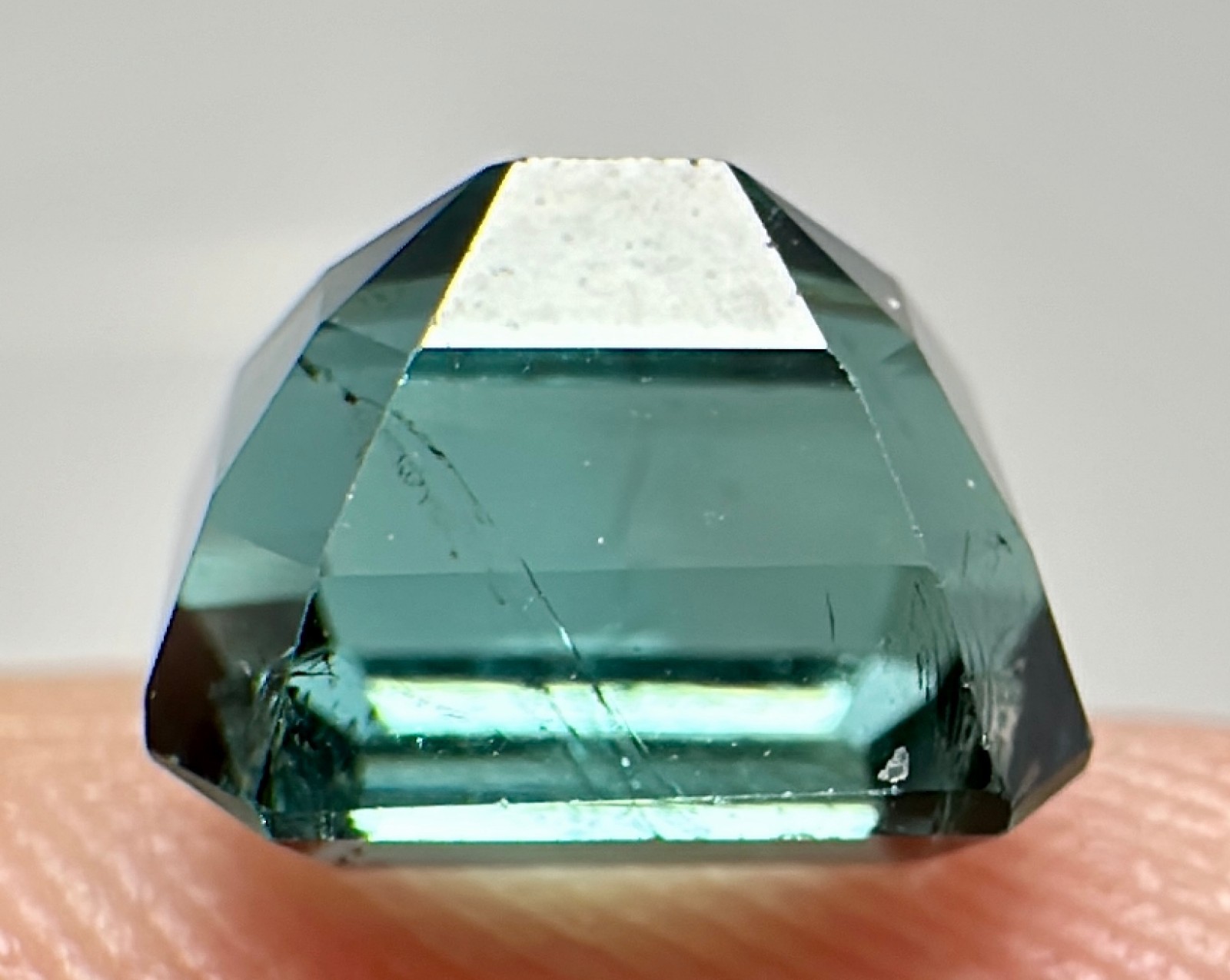 2 Ct Ultra Rare Eye Clean Indicolite Tourmaline Cut Gemstone From Afghanistan