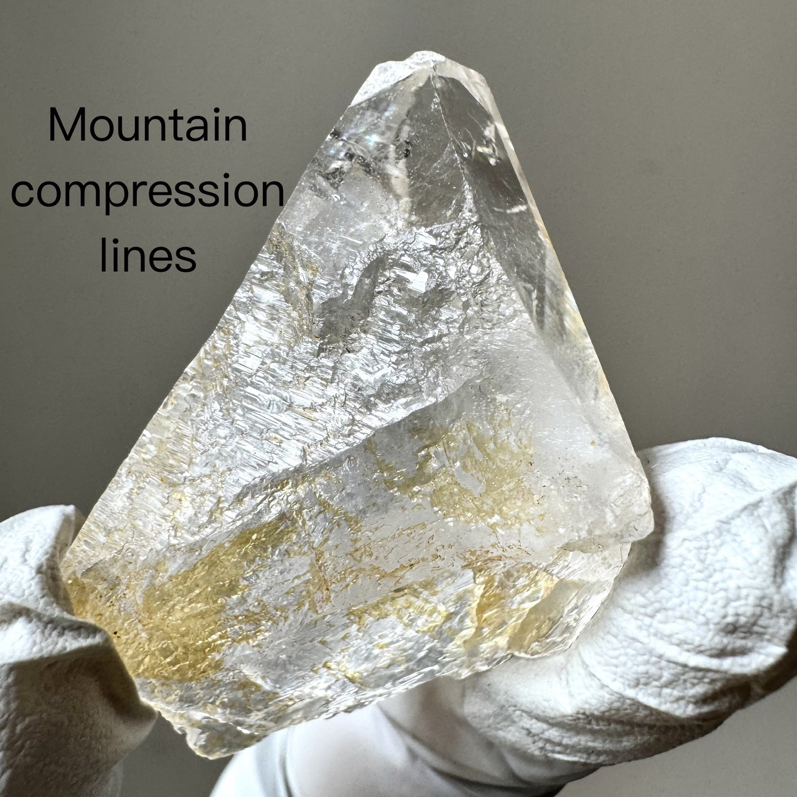 “Golden Triangle”Ganesh Himalayan Nepal Quartz Nirvana Record Keeper Crystal