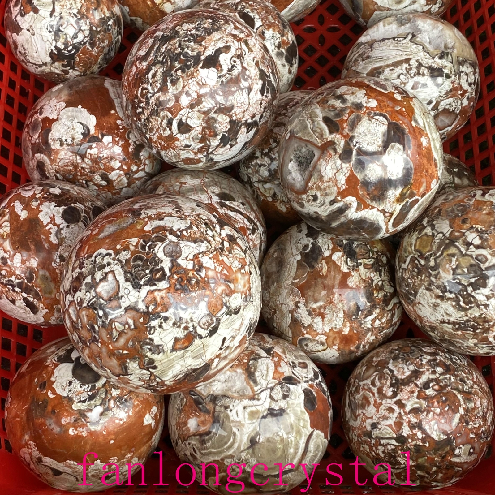 1pc Natural Mexican Agate Ball Sphere Quartz Crystal Mineral Reike Healing 50mm+