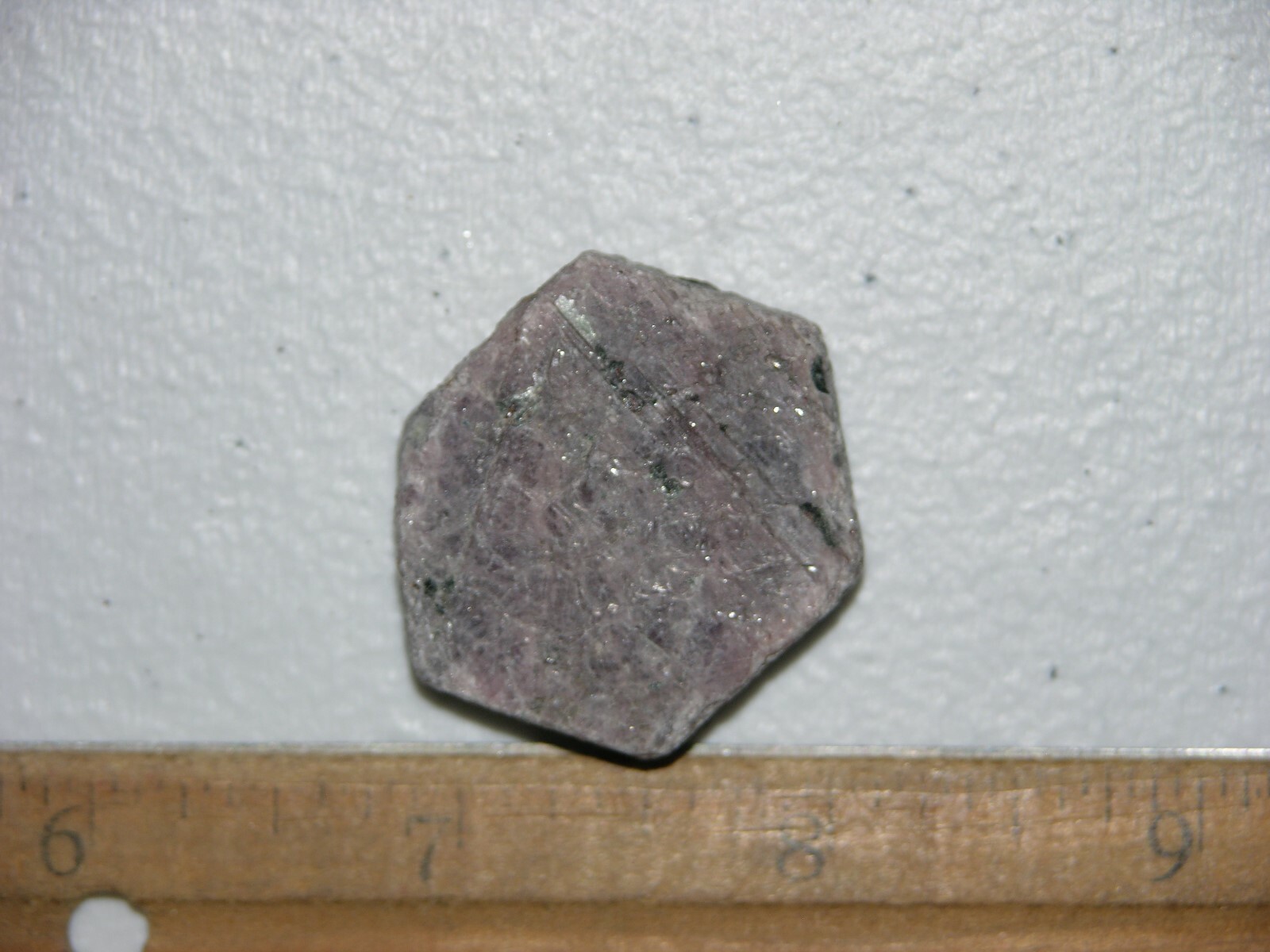 Ruby Recorder Crystal natural red ruby Madagascar 1 1/8 x 1 1/2 inch R37