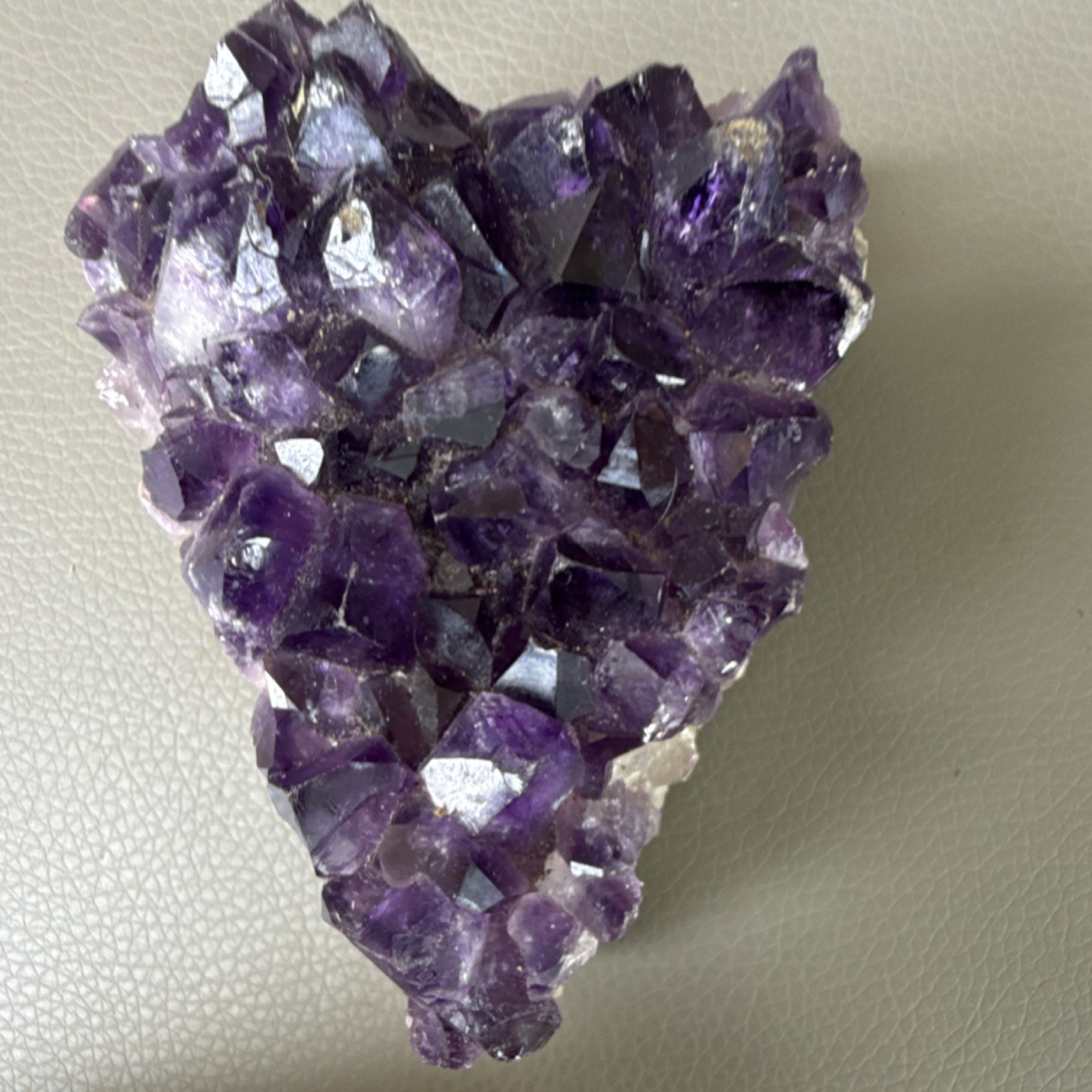 Natural Amethyst Crystal Cluster, Purple, Approx. 3 Inches
