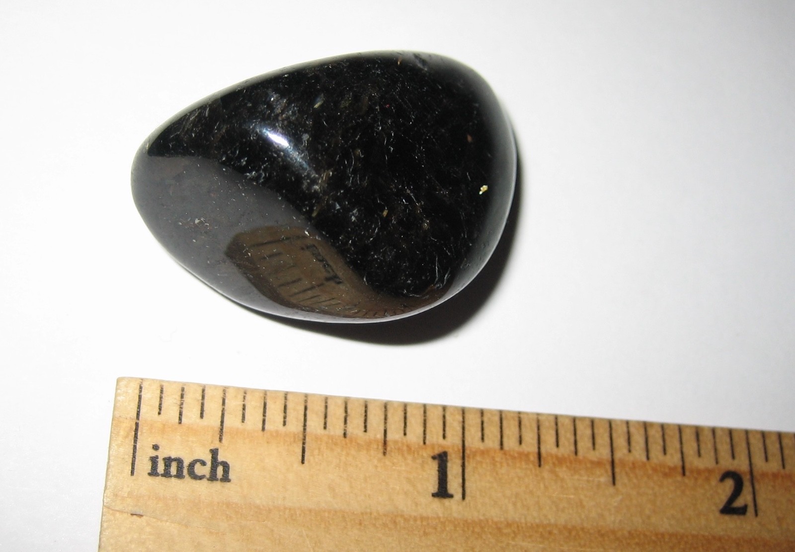 1.2″ RARE TUMBLED POLISHED AUTHENTIC NUUMMITE STONE FROM GREENLAND ~ 20grams *11