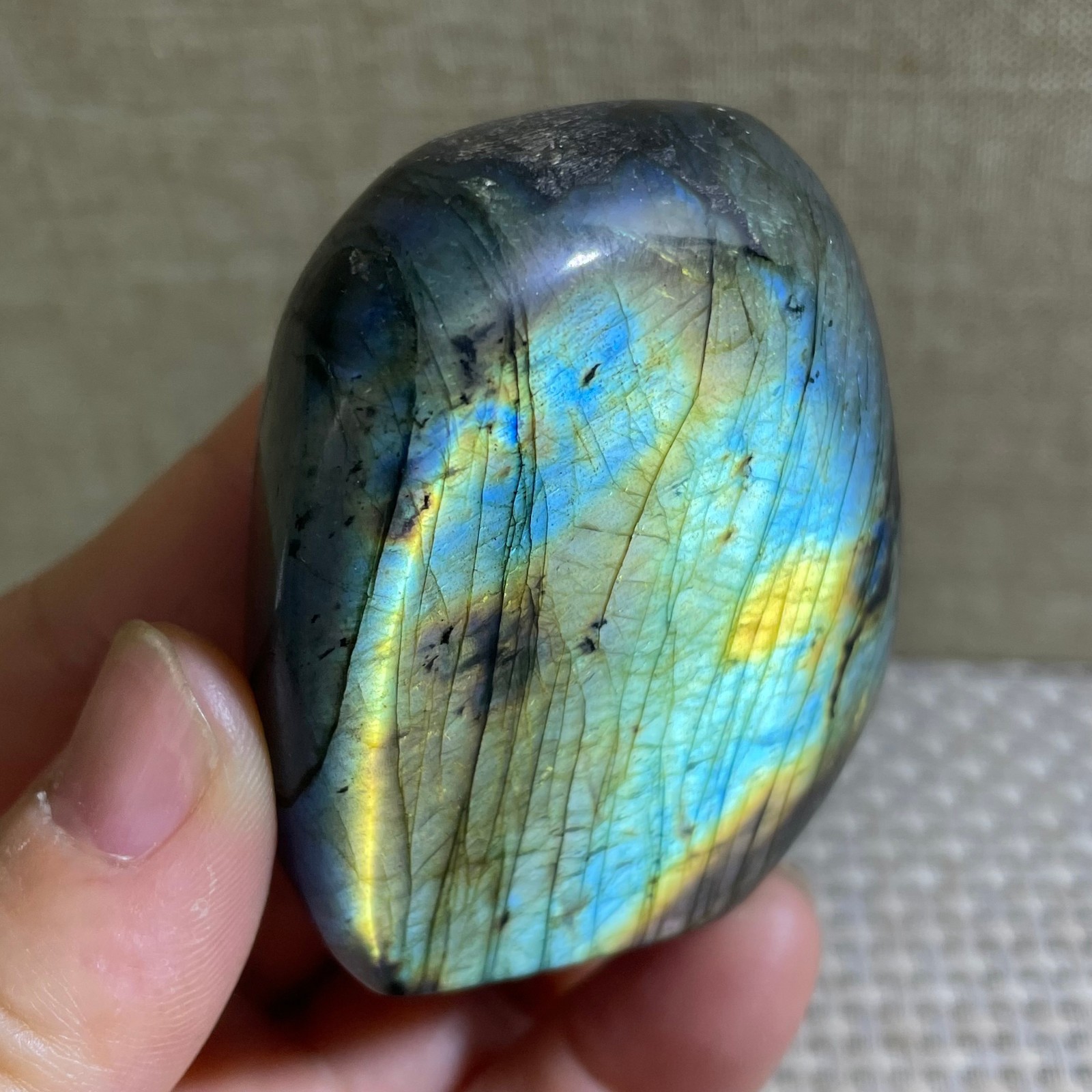 Natural Labradorite Crystal gemstone rough original Specimen 120g
