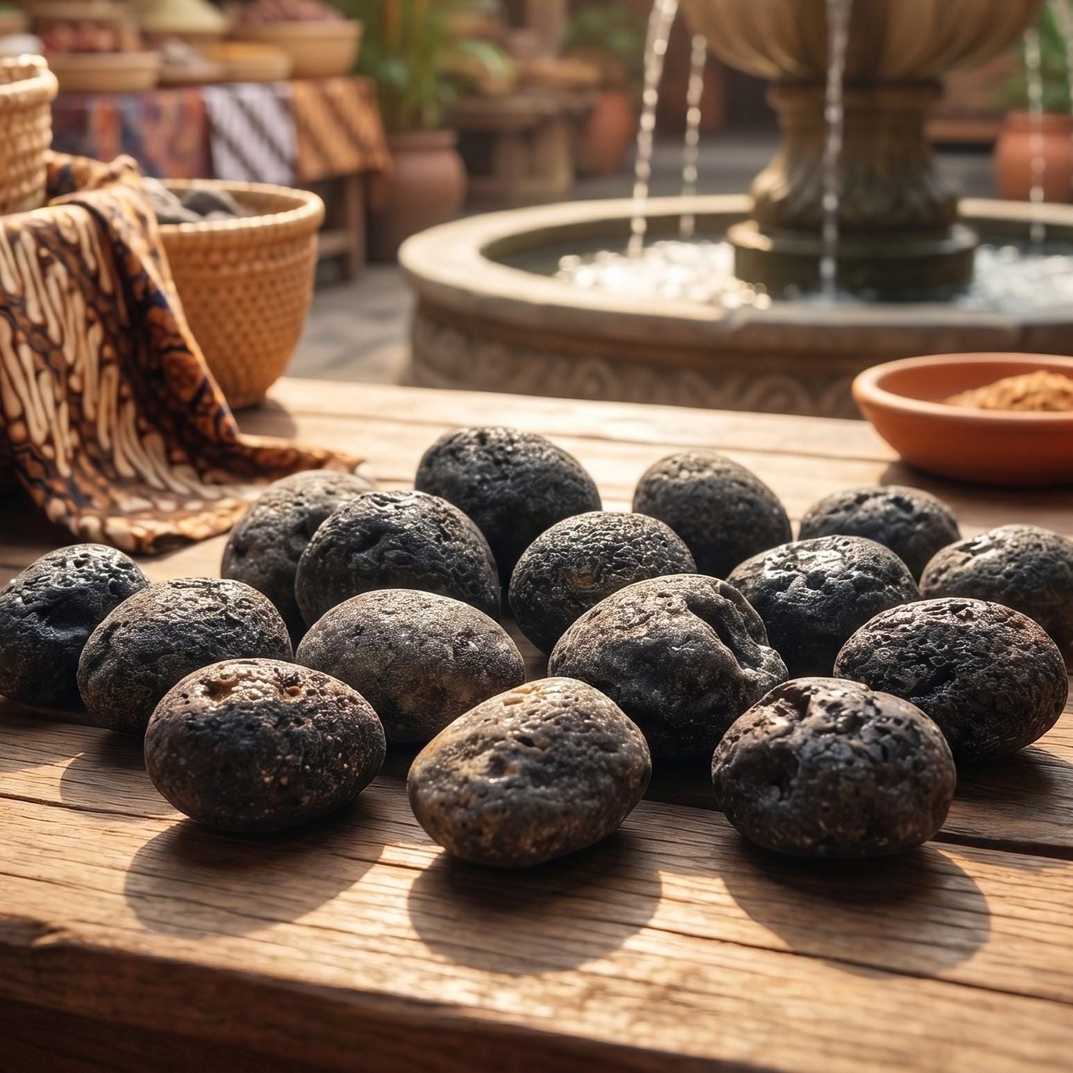 Agni Manitite Obsidian (Pearl of Divine Fire) Genuine Java Indonesia Stone