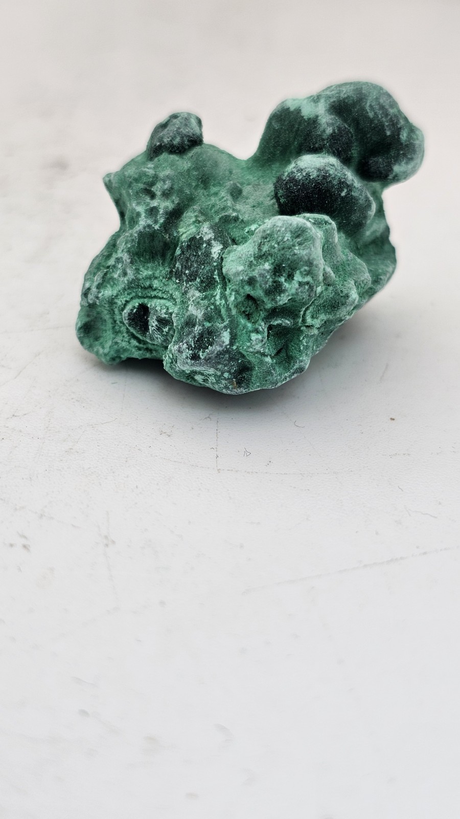 A Grade Velvet Fibrous mini Malachite Raw Rough Freeform rare Healing 21g 3.5cm