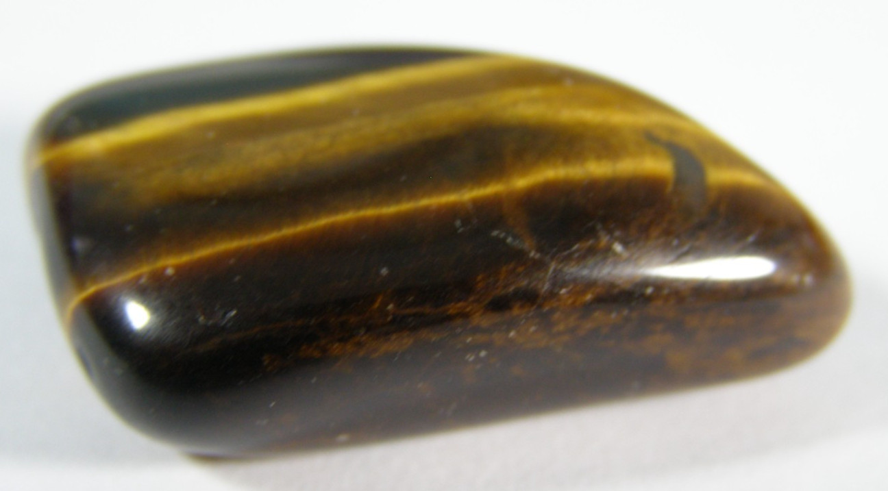 TIGER EYE TUMBLESTONE – 2.8 x 1.9 cms 9.75 gms – STRENGTH, COURAGE #5