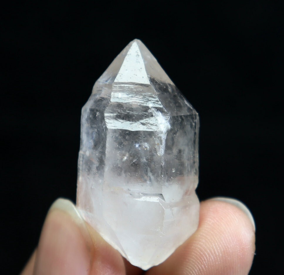 Natural Herkimer Diamond Quartz Crystal Stone Point Healing Mineral Specimen