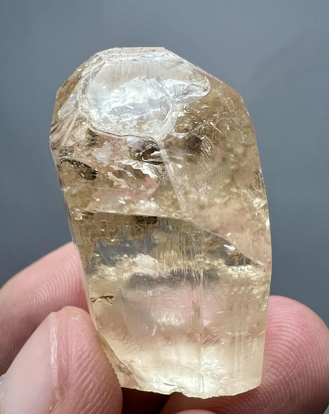 158 Carat Natural !!! Eye Clean Top Honey Color Topaz Huge Crystal @PAK