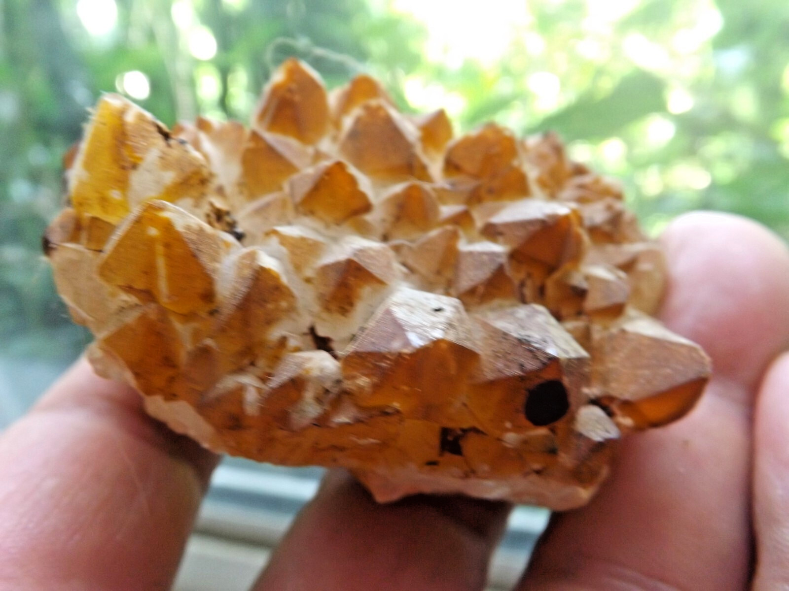 Diamond hill Quartz crystals on matrix 120 grams 66x42x37mm A+!