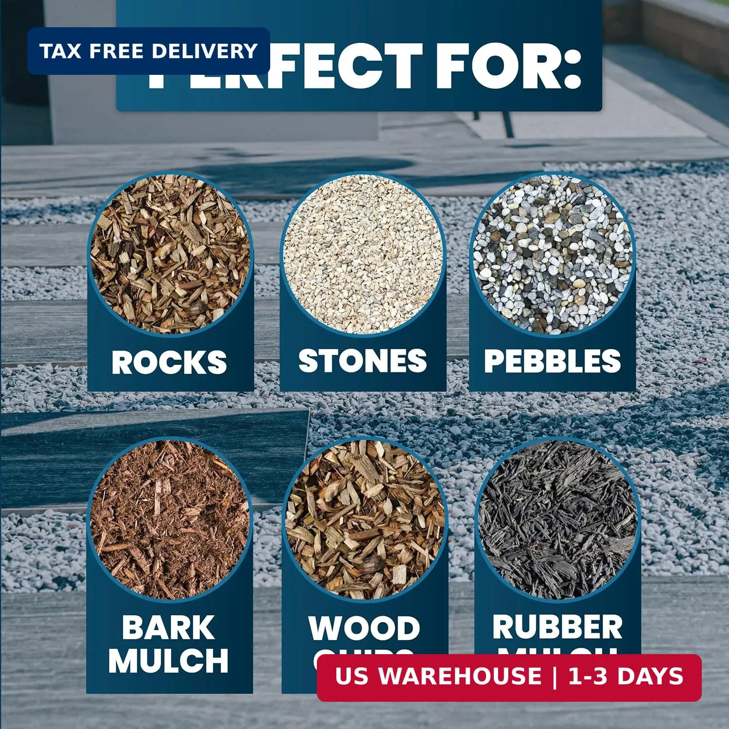 Easihold Rock Glue – Gravel Binder for Pea Gravel & Stones. Long-Lasting Mulch G