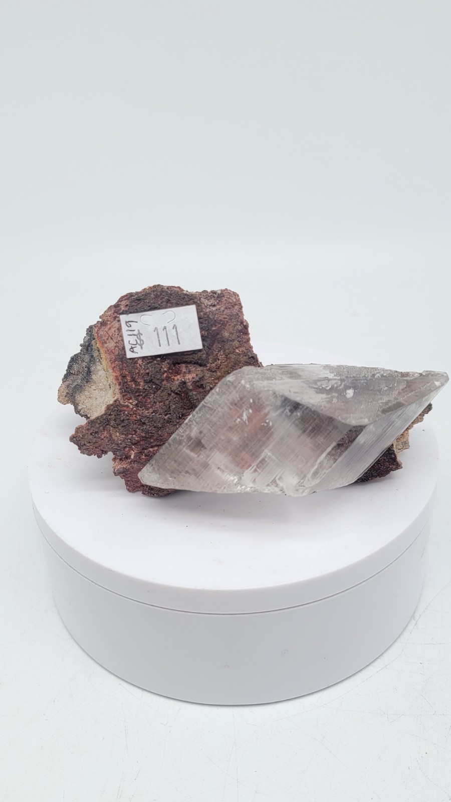 Excellent Selenite In Matrix Crystal from Naica Mine, Chihuahua Mexico 226 Grams