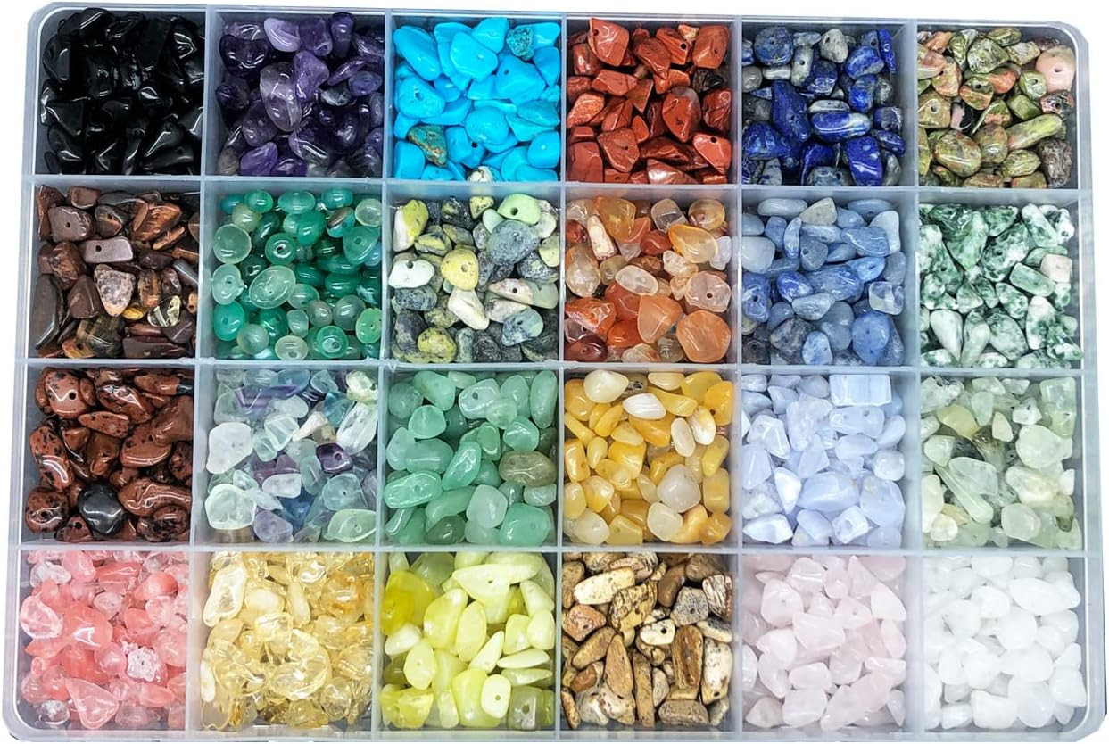 Gemstone Beads Natural Irregular Shaped Stone Chips Crystal Energy Healing Power