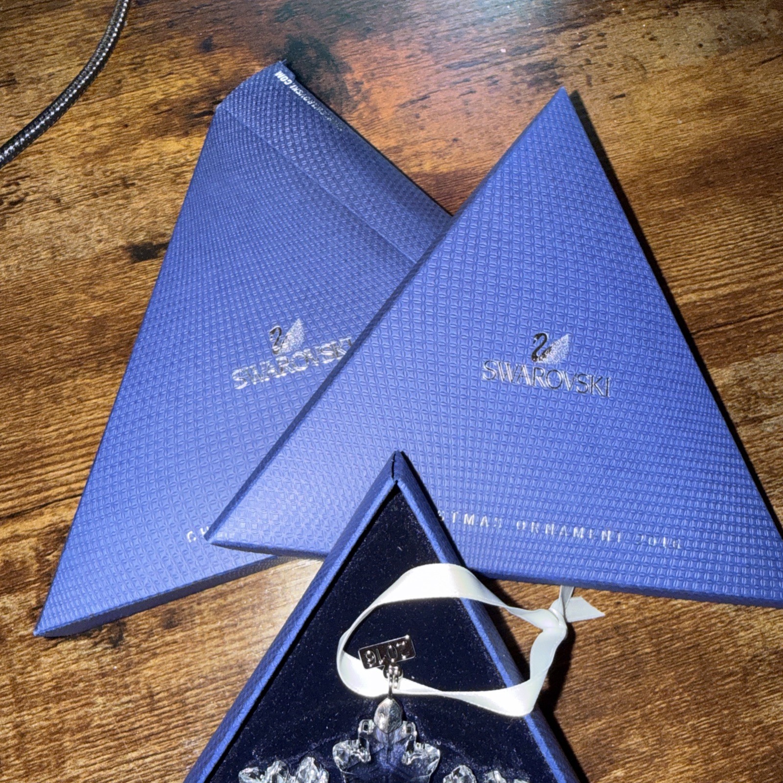Swarovski 2016 Annual Edition Snowflake Star Christmas Ornament Collectible