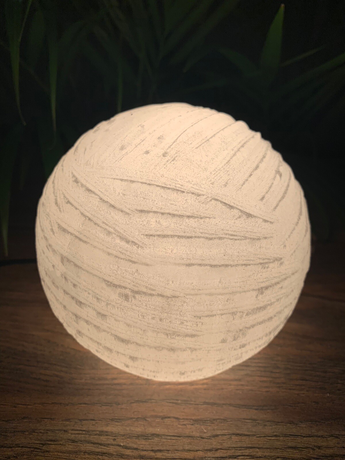 Selenite Lamp Selenite Sphere Lamp Crystal Ball Lamp Gemstone Lamp Snow Ball