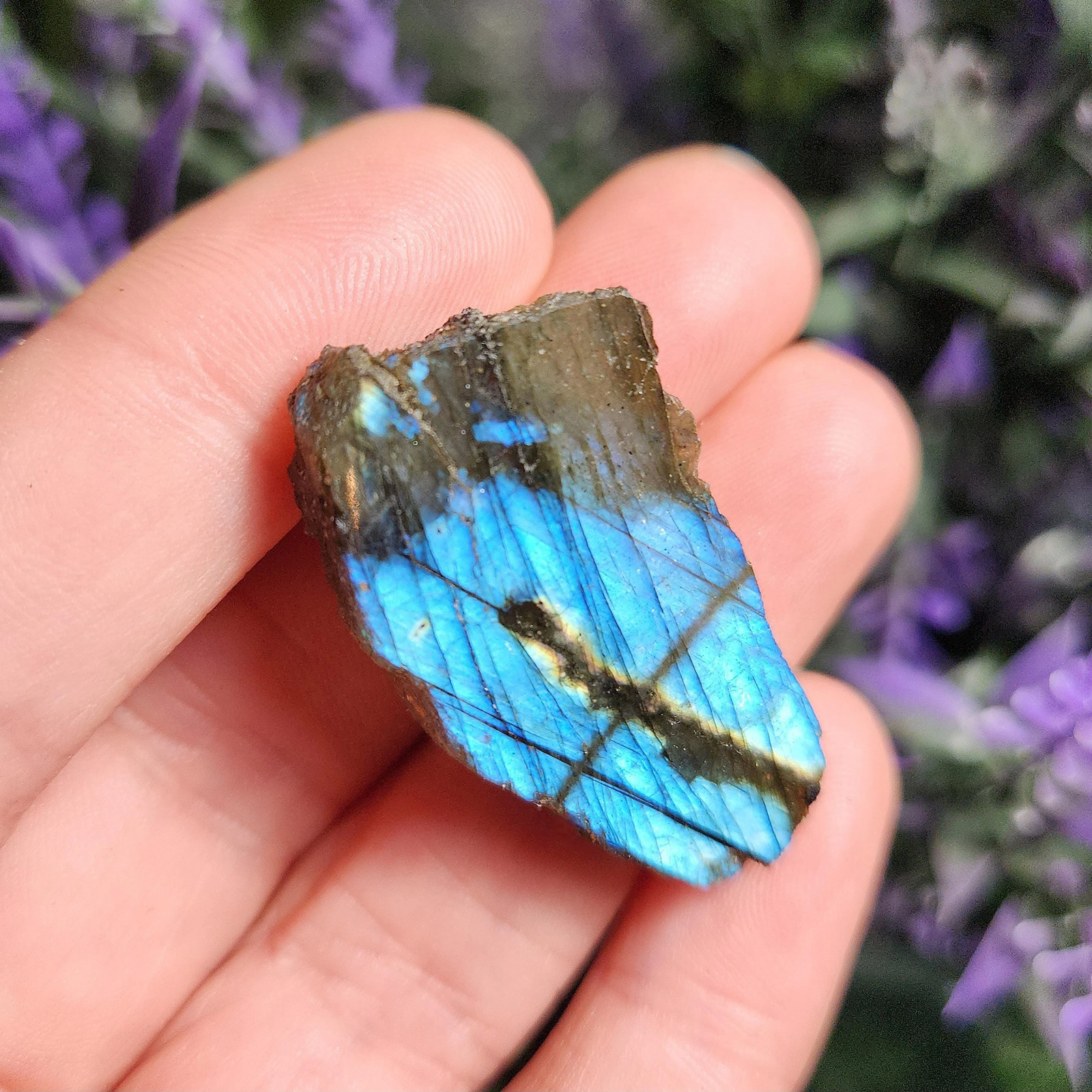 Labradorite Crystal Slice