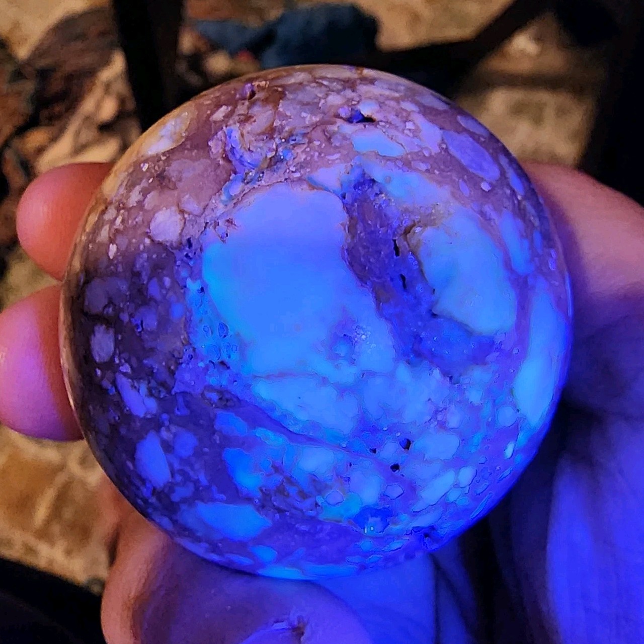 Natural Polished Kunzite Decorative Sphere 2.25″ – USA