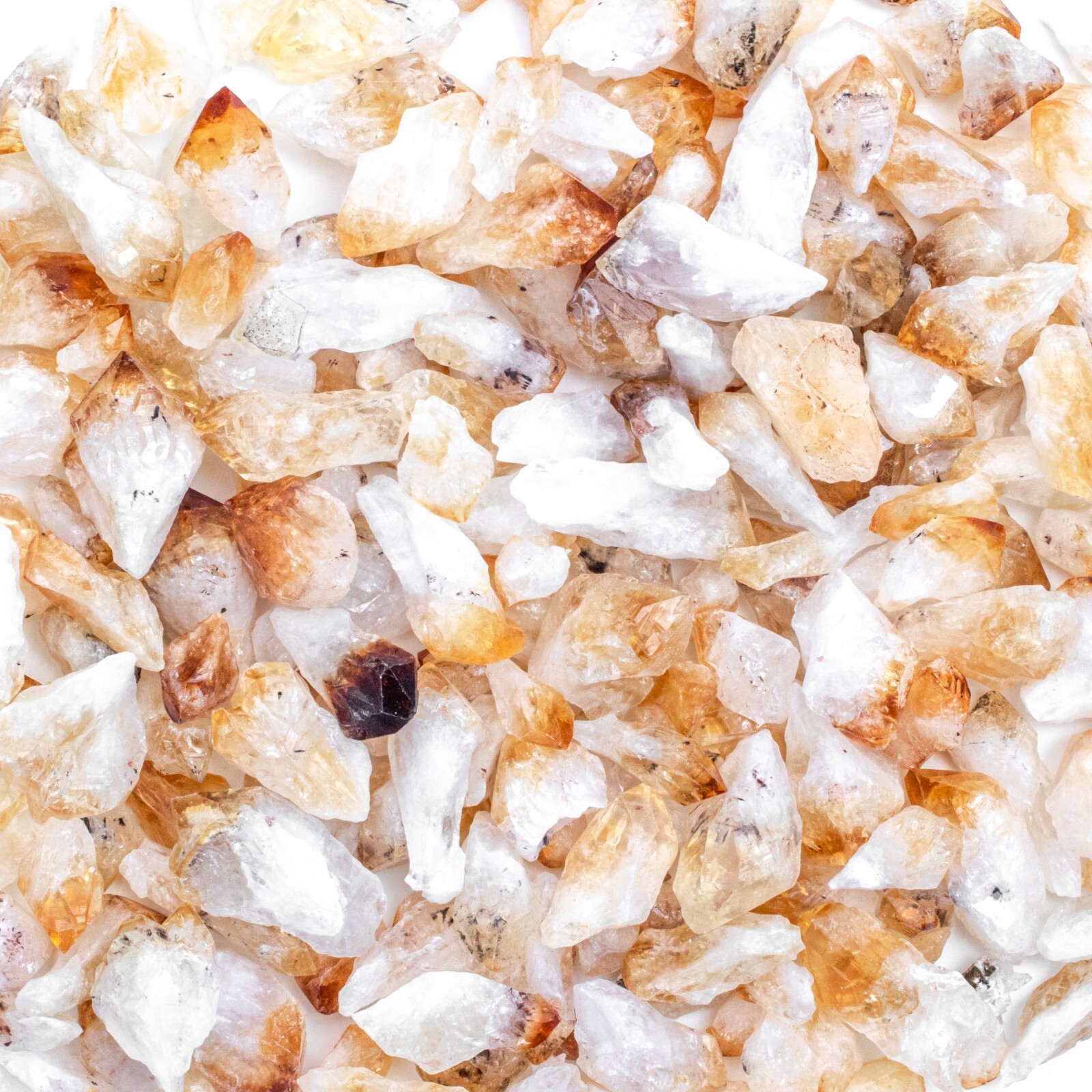 50g Citrine Points Natural Rough Crystals Bulk Gemstones Wire Wrapping Crafting
