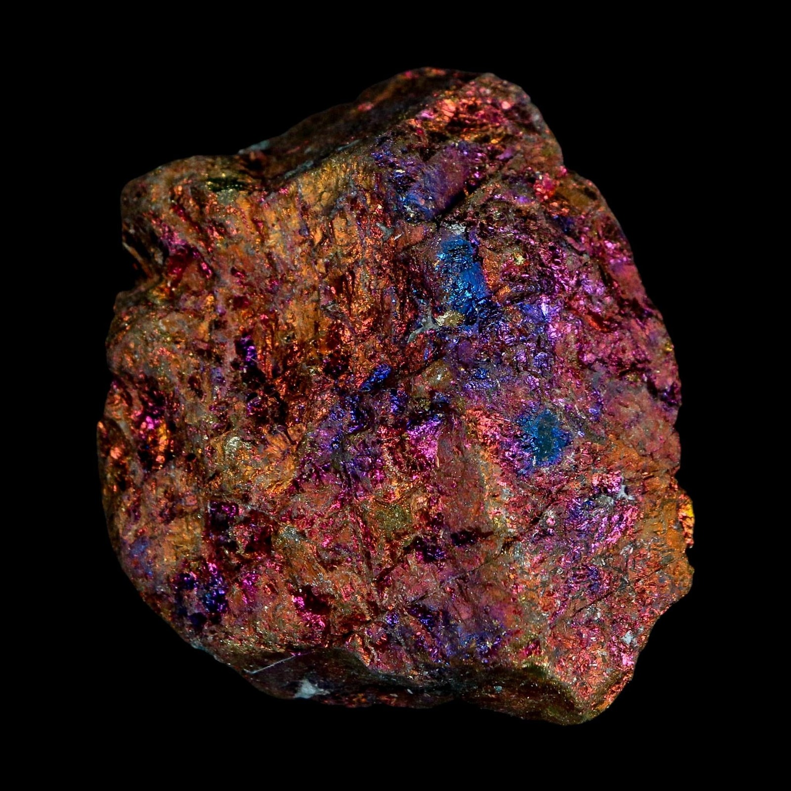 2″ Chalcopyrite Bornite Brilliant Multicolored Peacock Ore Chihuahua Mexico