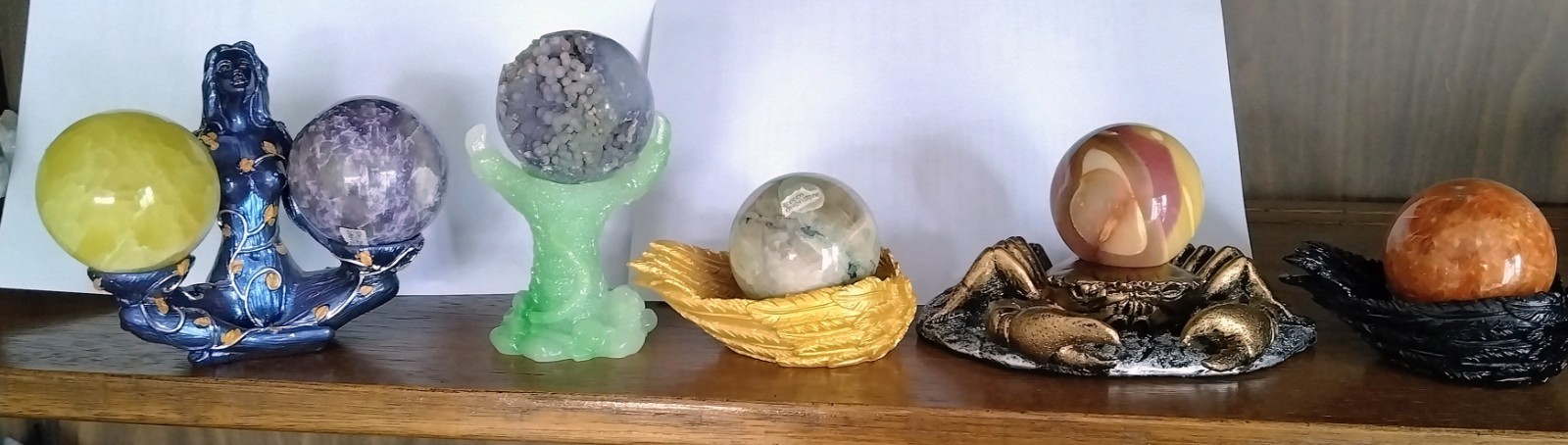 Various Crystal Spheres