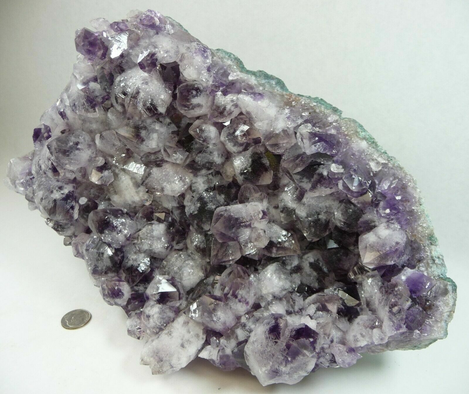 8 LB Natural Amethyst Crystal Cluster Geode Uruguay – Excellent Display