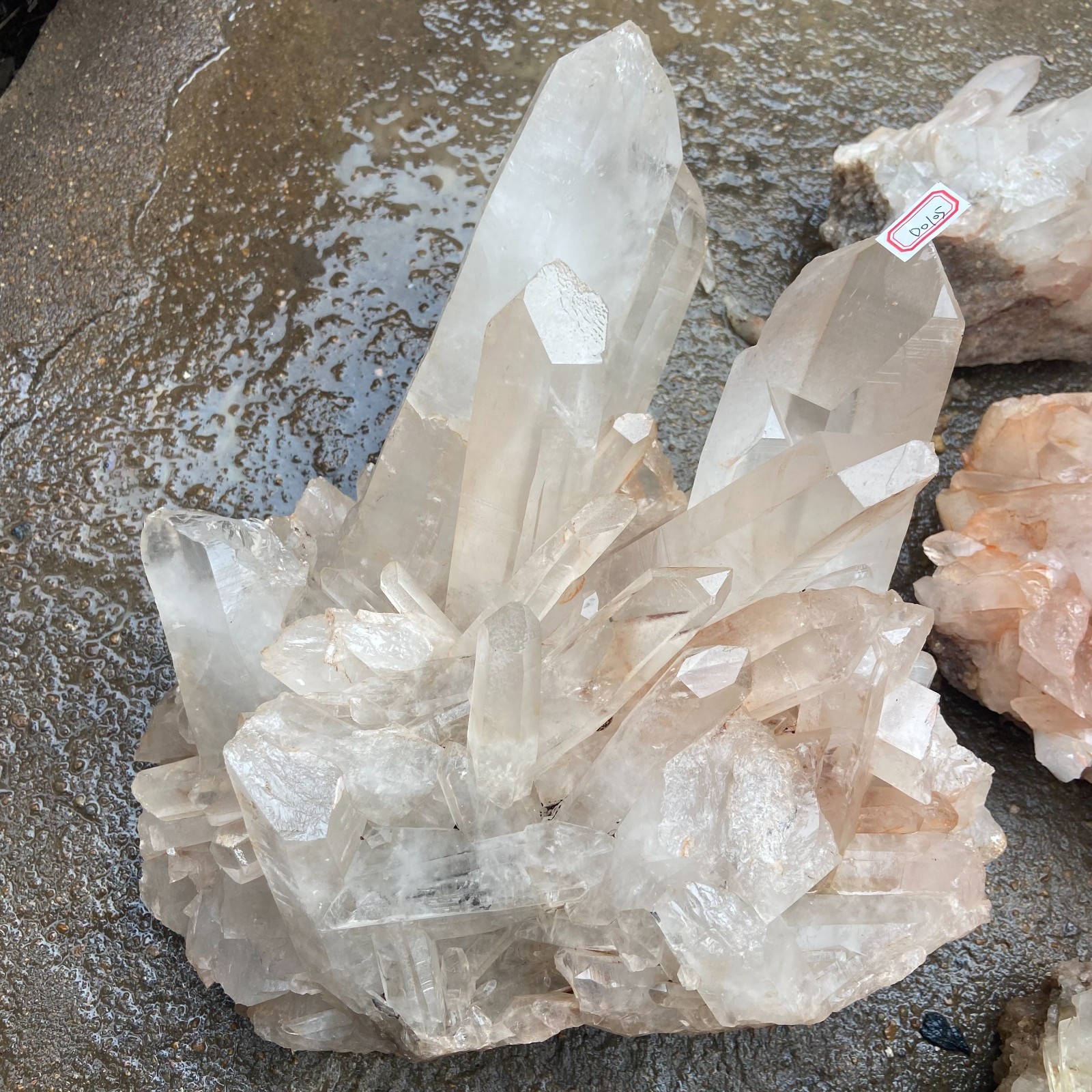 29.9lb Natural Clear White Crystal Quartz Cluster Rough Healing Specimen