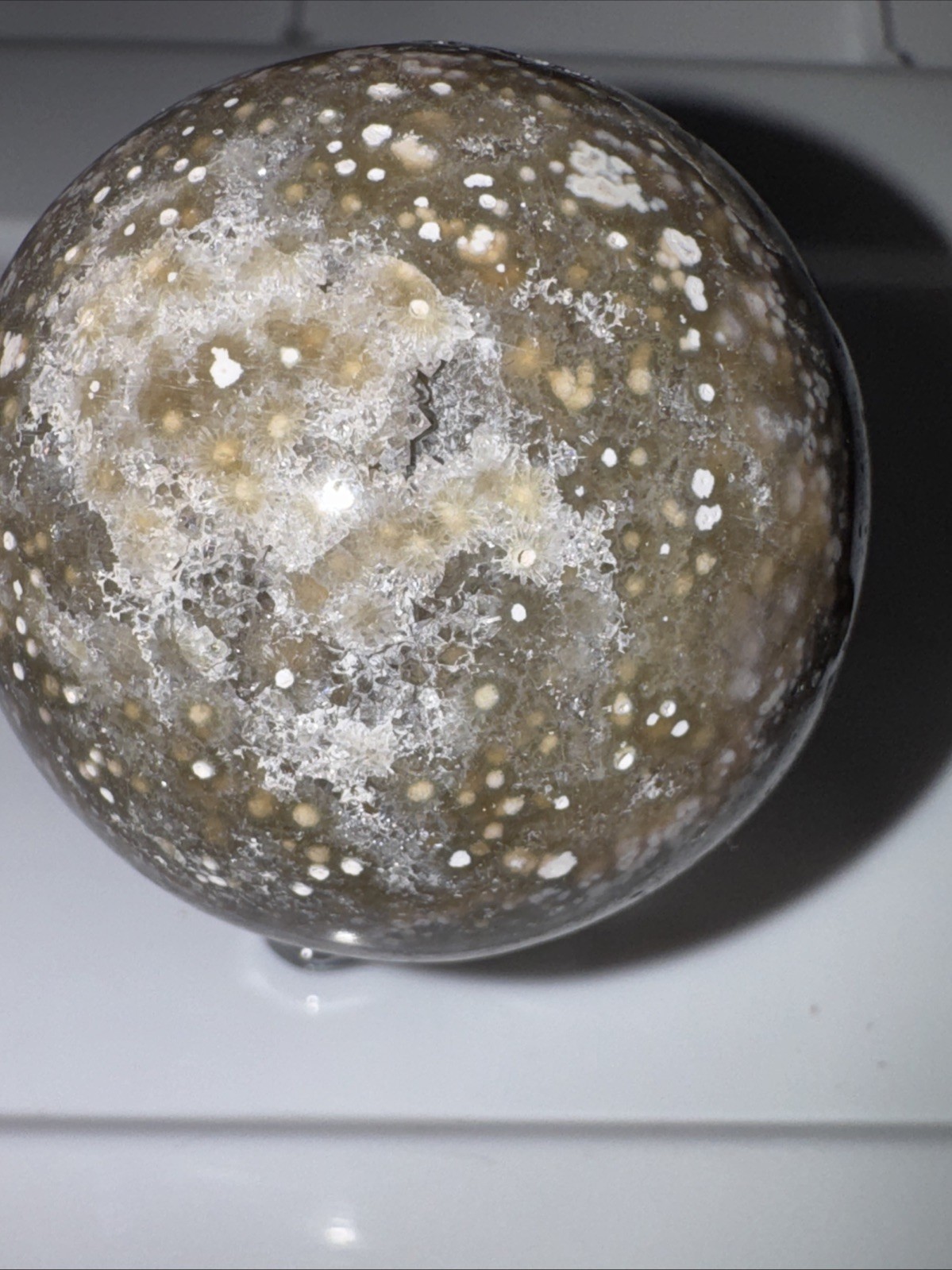 Medium To High Quality Ocean Jasper Sphere Lot.