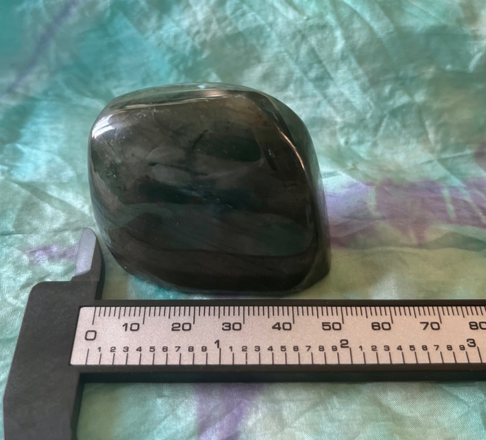 💜🧡🔷 Super Flashy LABRADORITE polished freeform reiki crystals minerals 108g