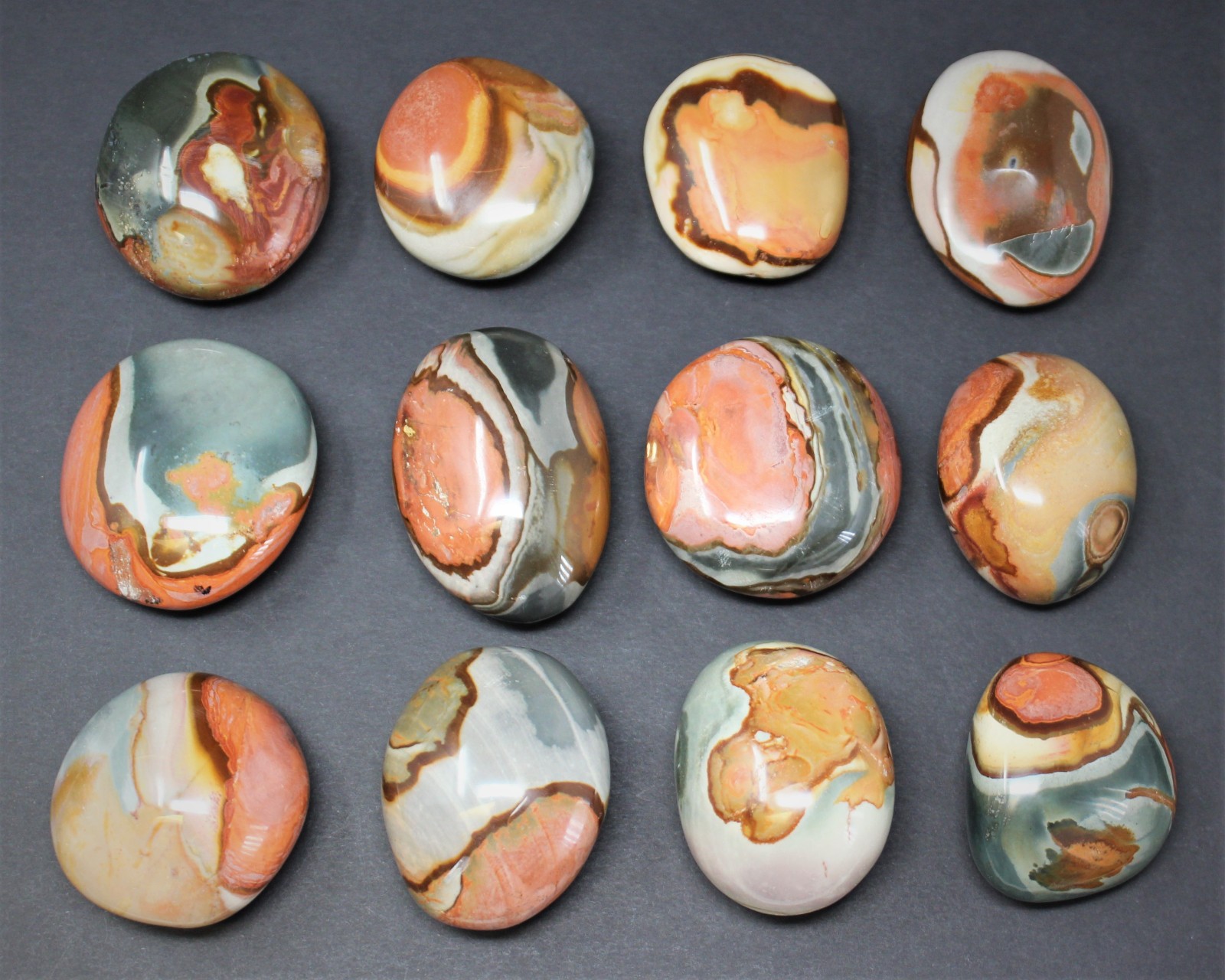 Polychrome Jasper Palm Stone Crystals Wholesale Bulk Lot (Natural Desert Jasper)
