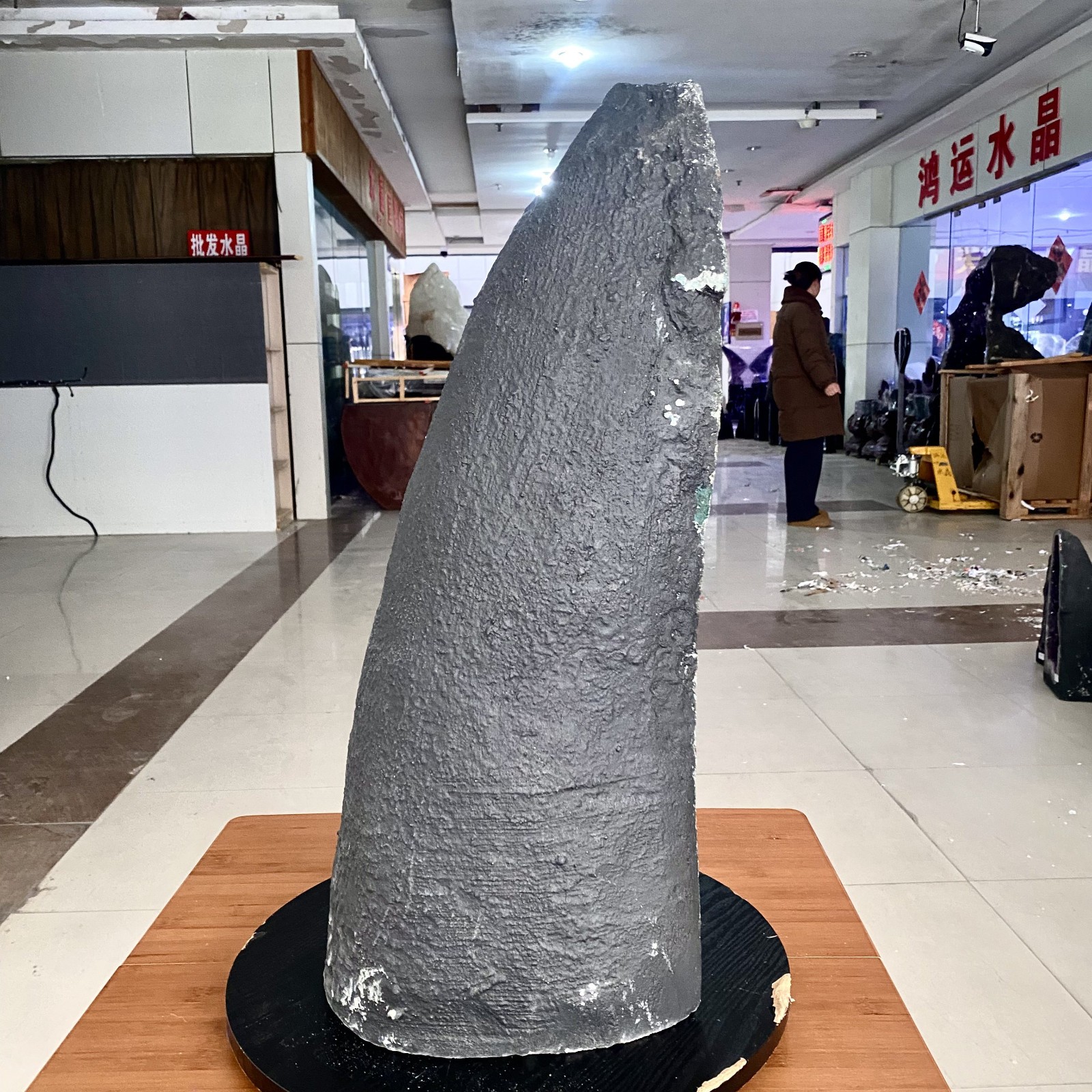 4LB Natural white crystal square pointed column quartz crystal spiritual repair