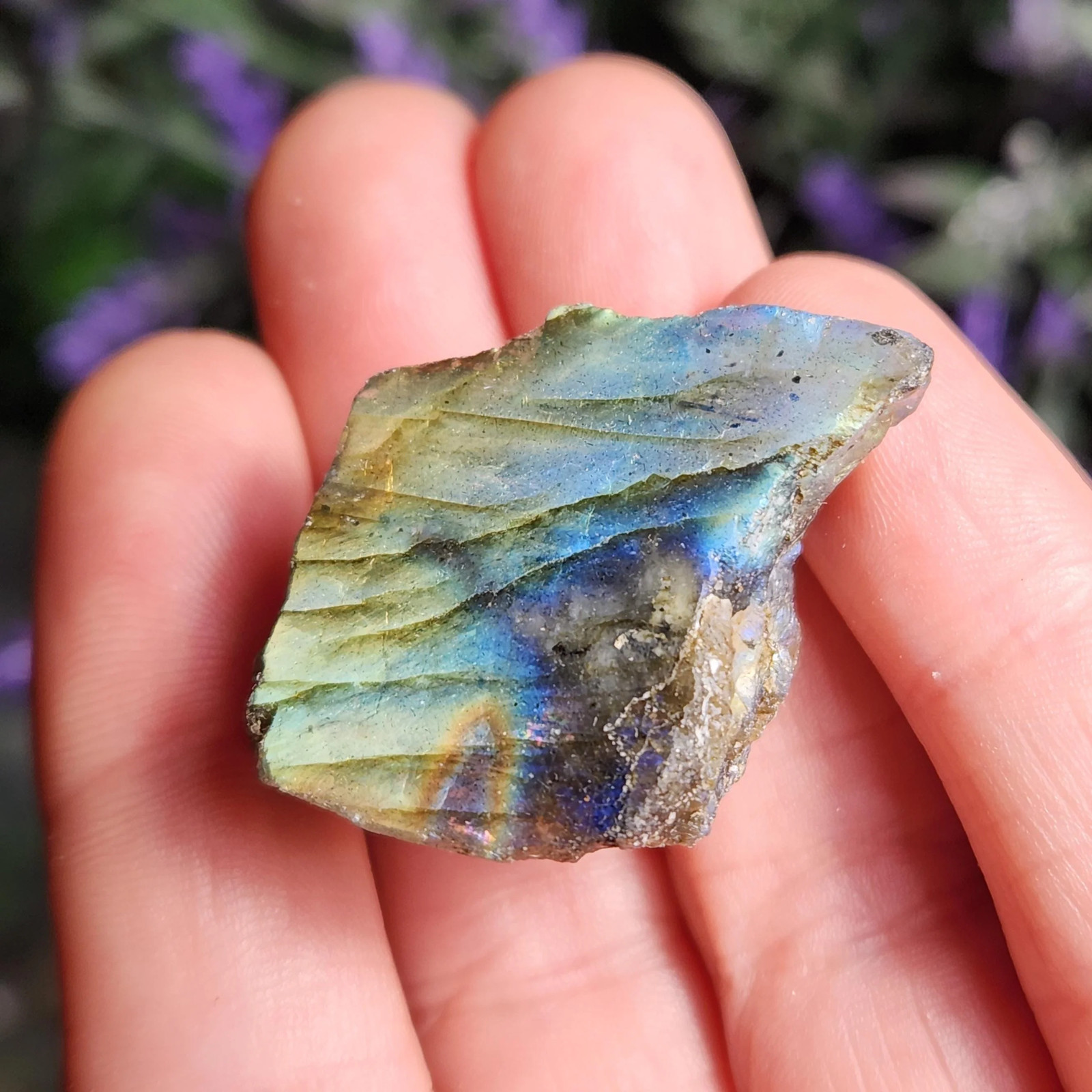 Labradorite Crystal Slice