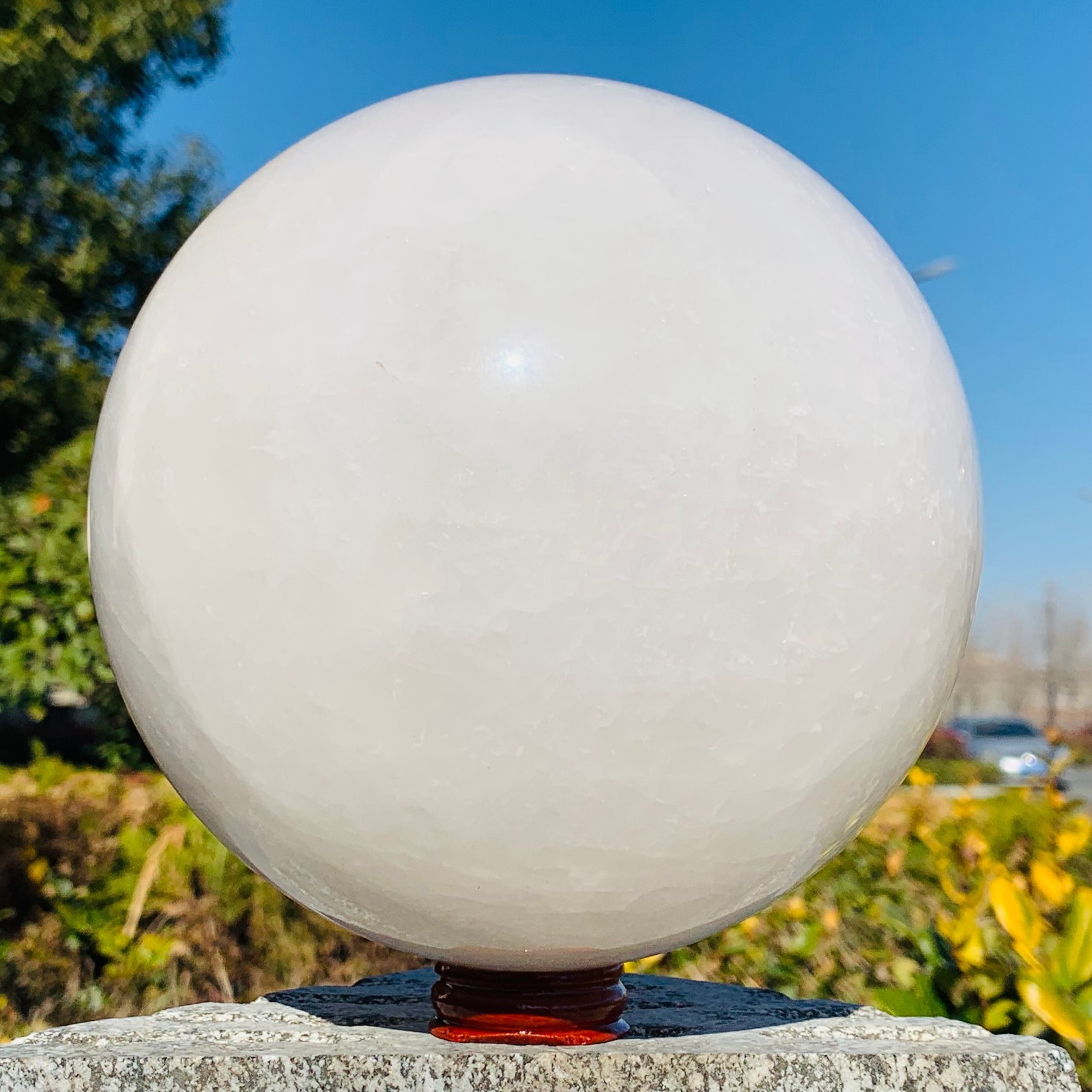 11.42LB Natural White Crystal Ball Quartz Crystal Sphere Healing
